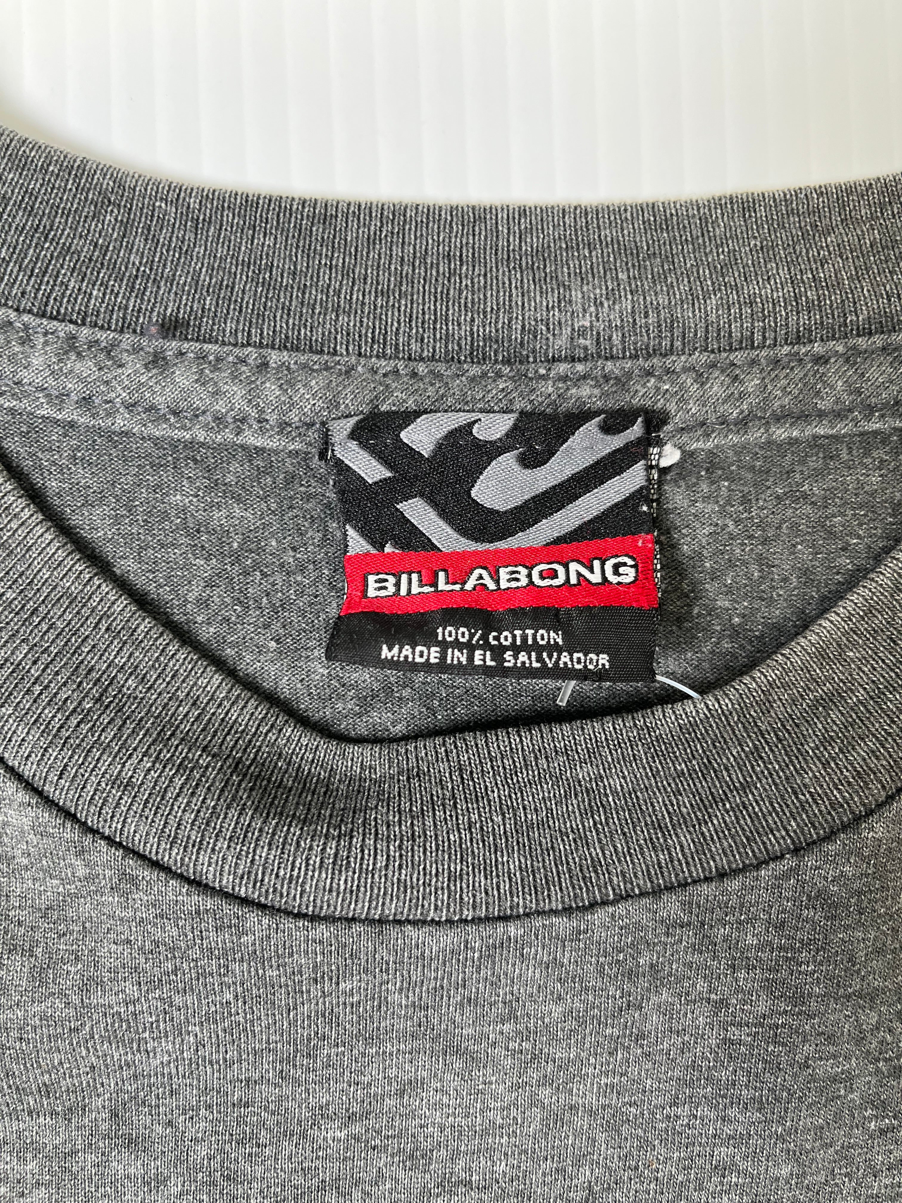 Y2K Billabong Flames Surf Tee M
