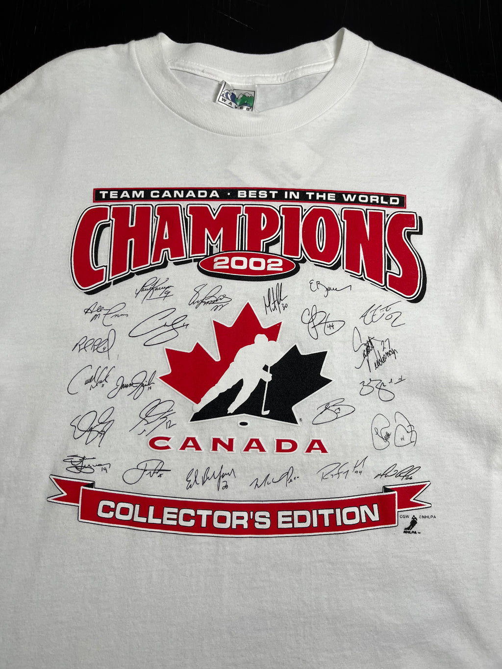 2002 Team Canada Champions Tee L