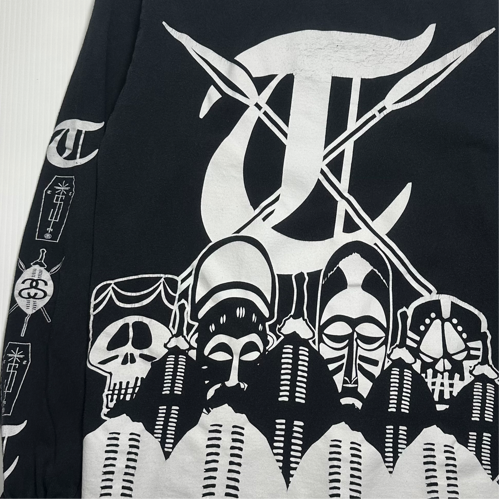 Stüssy x Treated Crew Tribal Longsleeve Shirt S