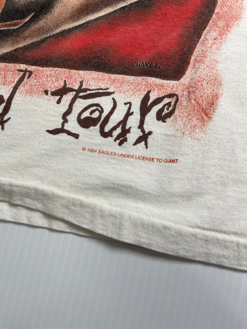 1995 Eagles World Tour Tee L