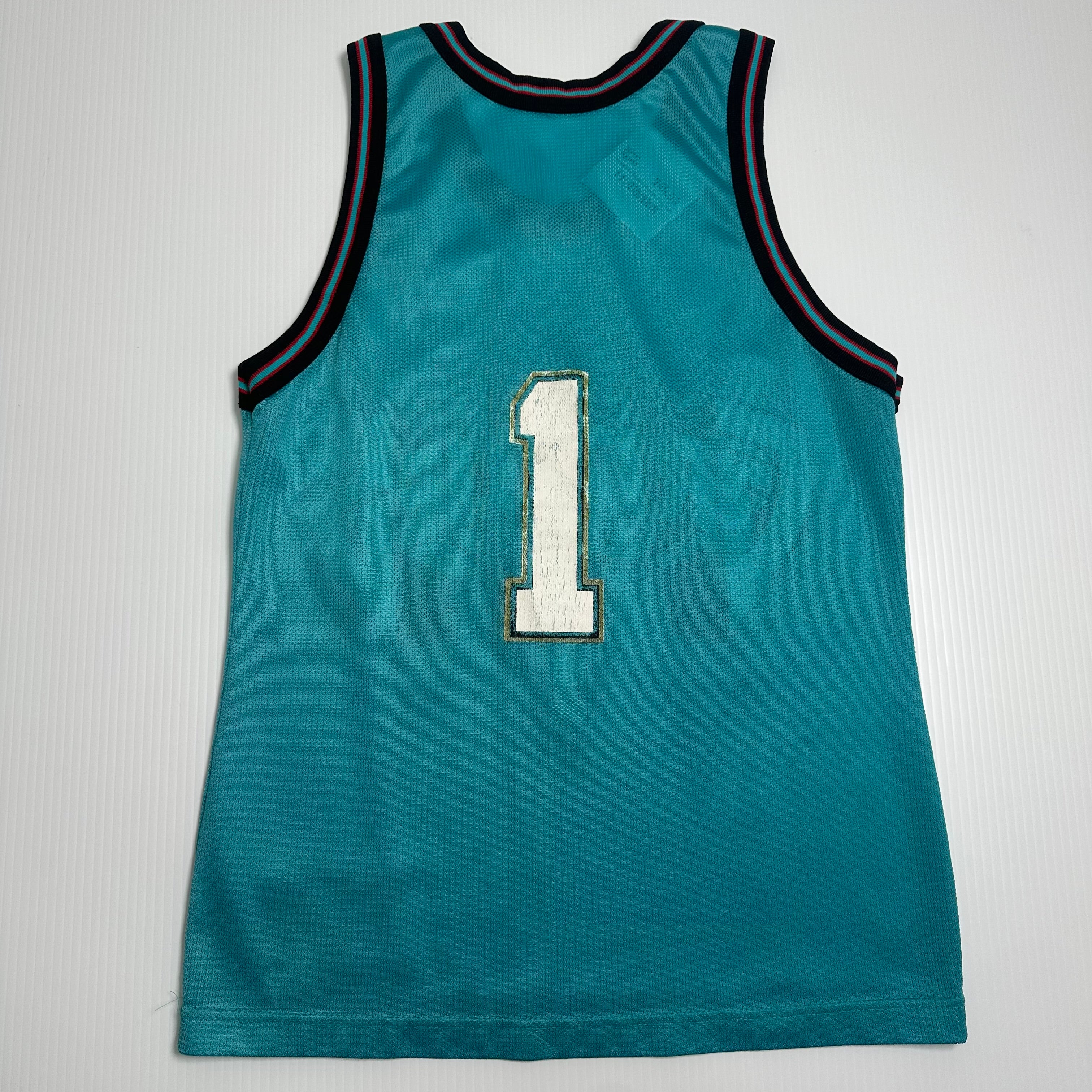 90s Champion Vancouver Grizzlies #1 Jersey Youth L