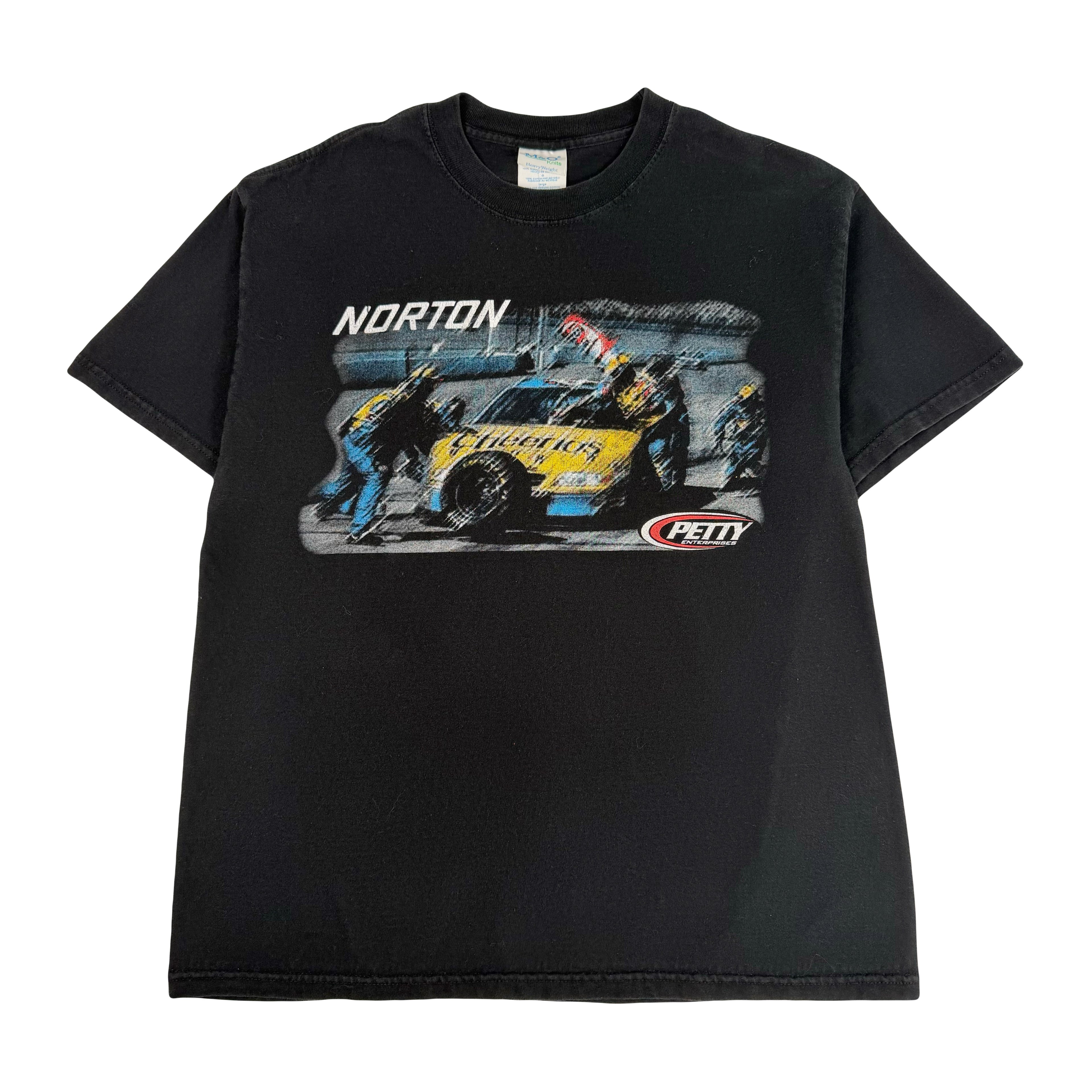 Vintage Norton NASCAR Hasta La Vista Racing Tee L