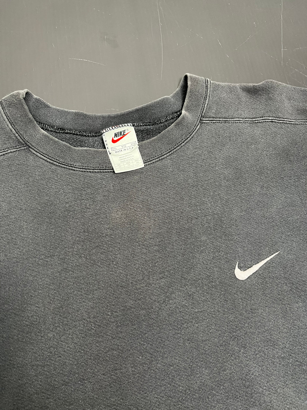 90s Nike Black Swoosh Crewneck 2XL
