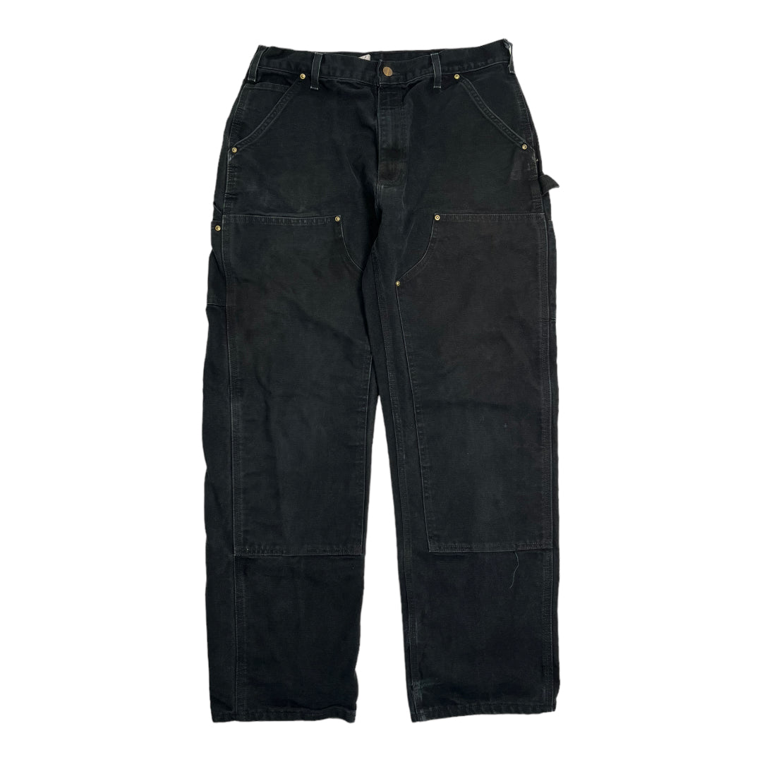 Vintage Carhartt Black Double Knees 33