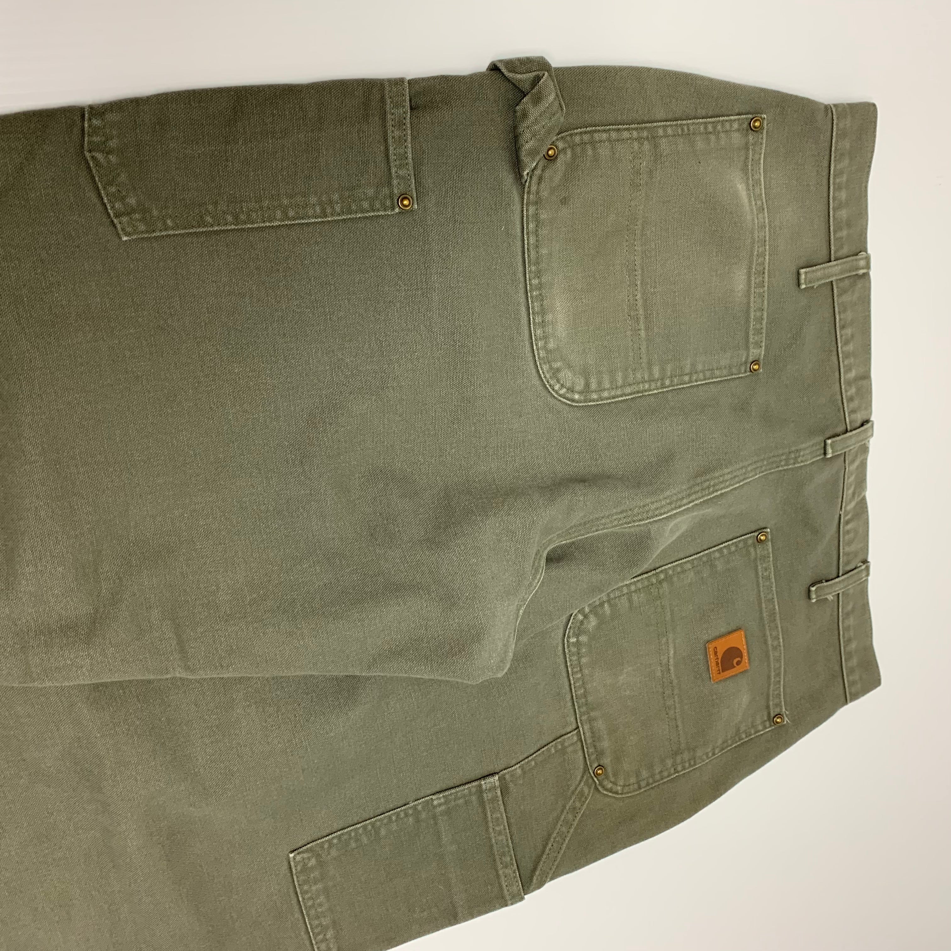Olive Carhartt Double Knee Denim 34