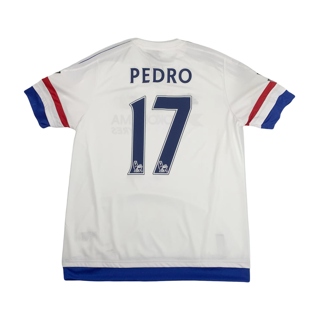 2015-16 Adidas Chelsea Pedro #17 Away Kit M