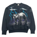 Vintage Lightning Bear AOP Crewneck L