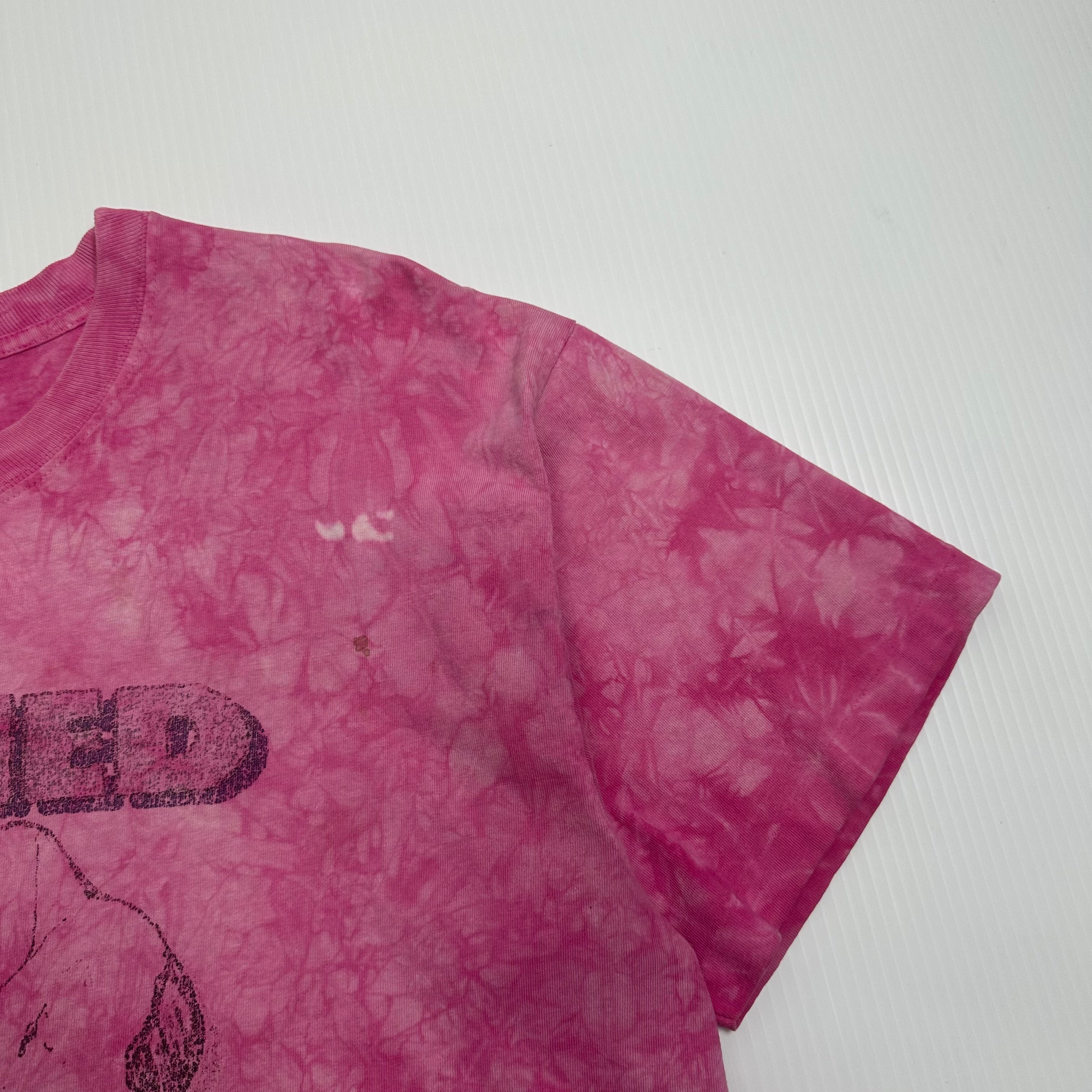 Vintage Stoned Age Cannabis Tie Dye Tee L