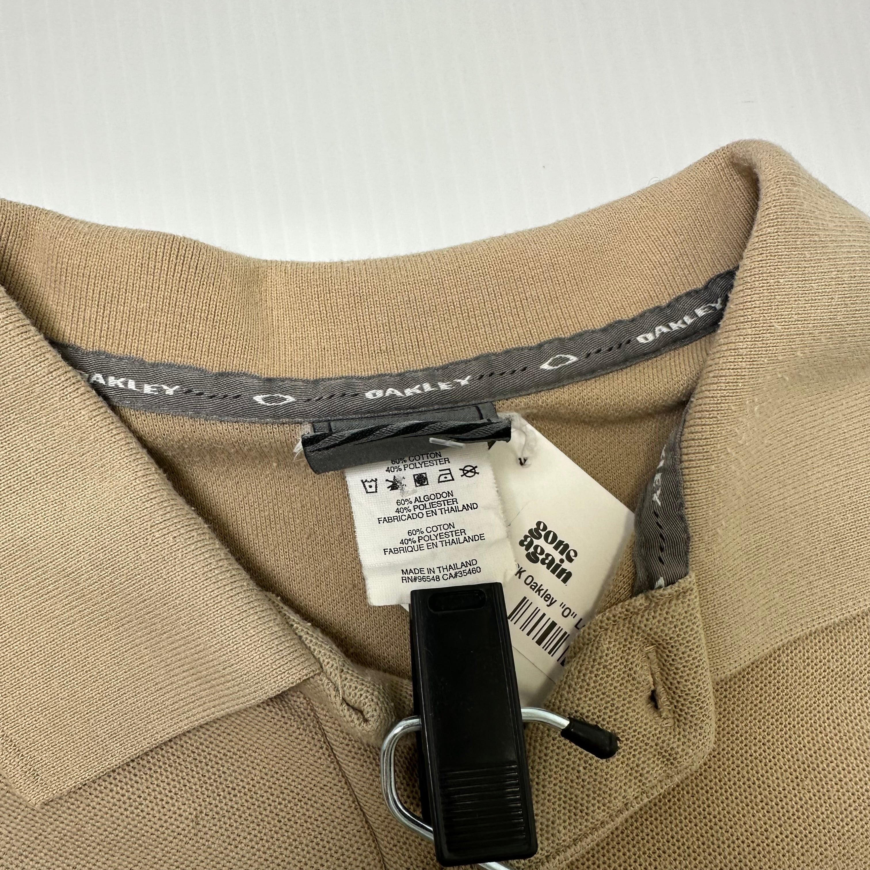 Y2K Oakley Mini Logo Polo Shirt XL