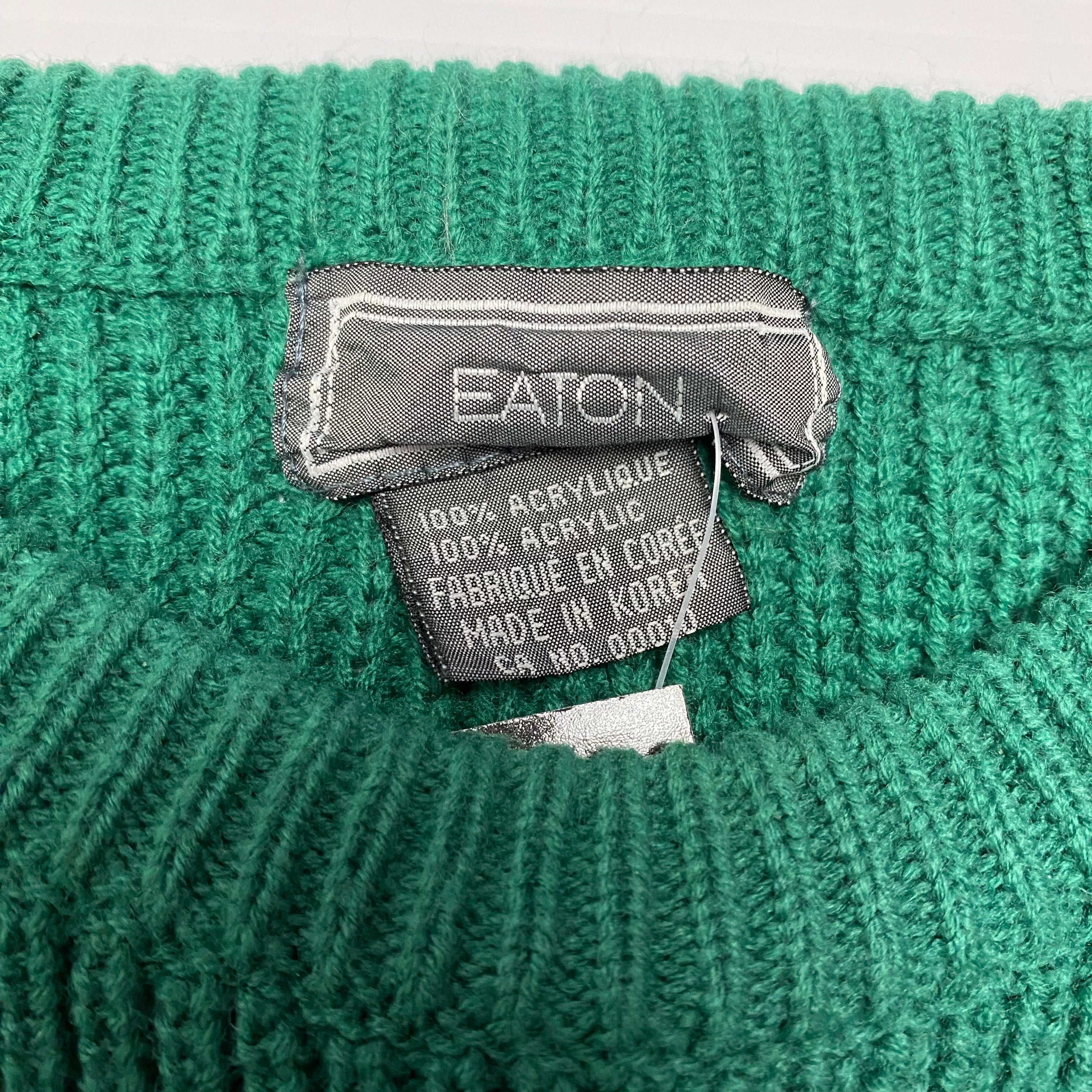Green Eaton Knit Sweater M