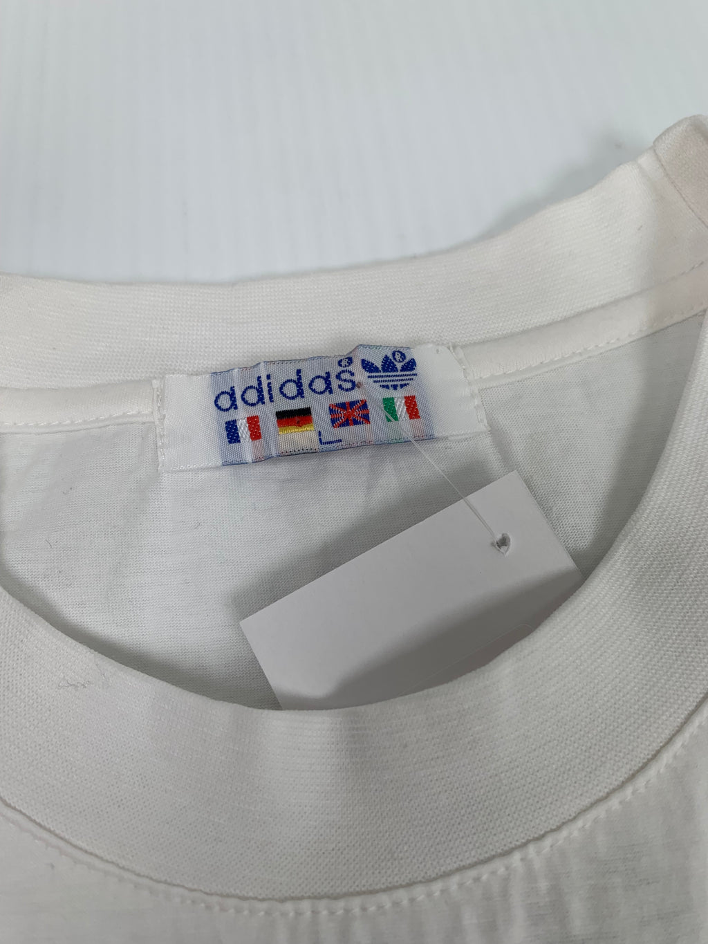 Vintage Adidas World Cup Italia 90 Trophy Tee L