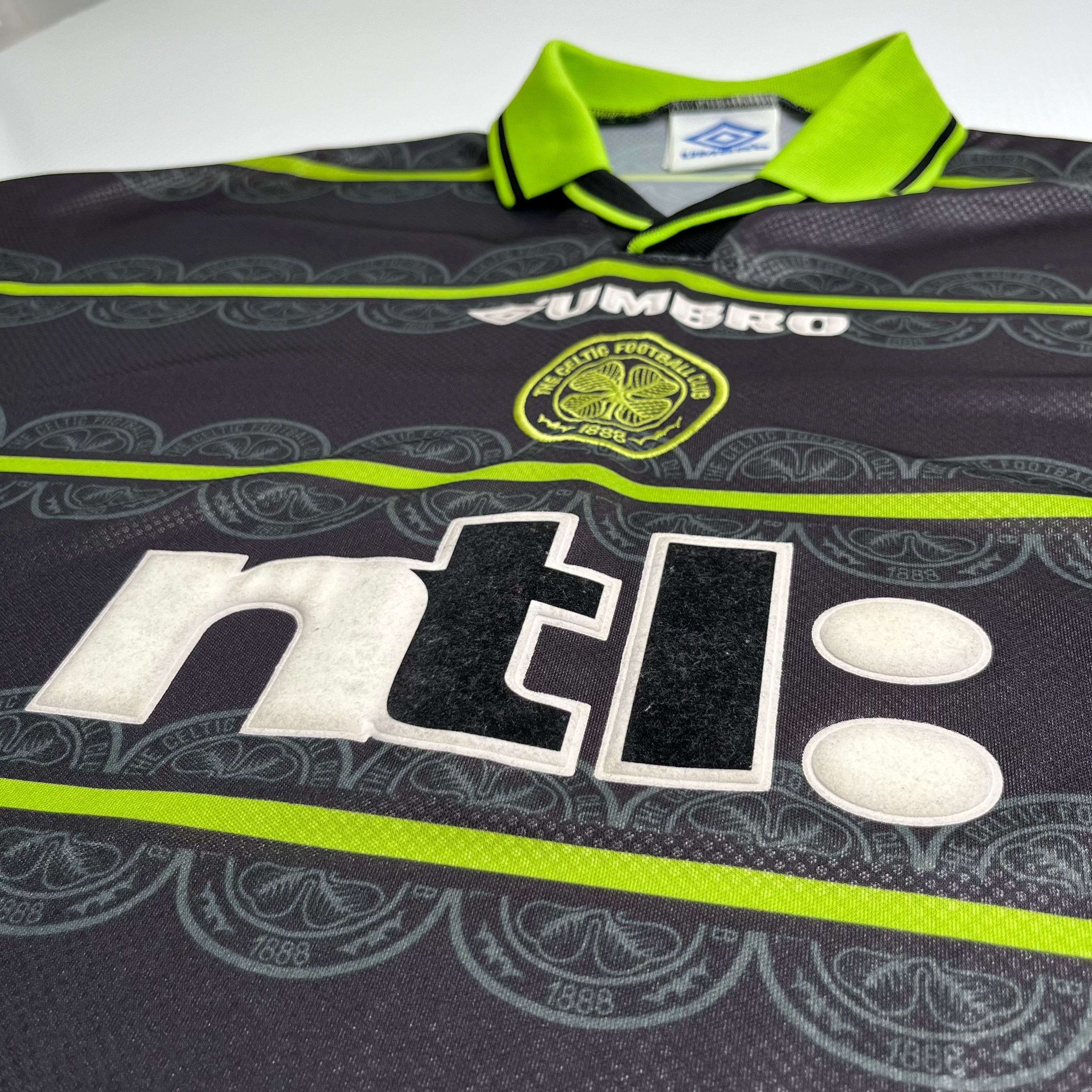 1999-00 Umbro Celtic FC Away Kit XXL