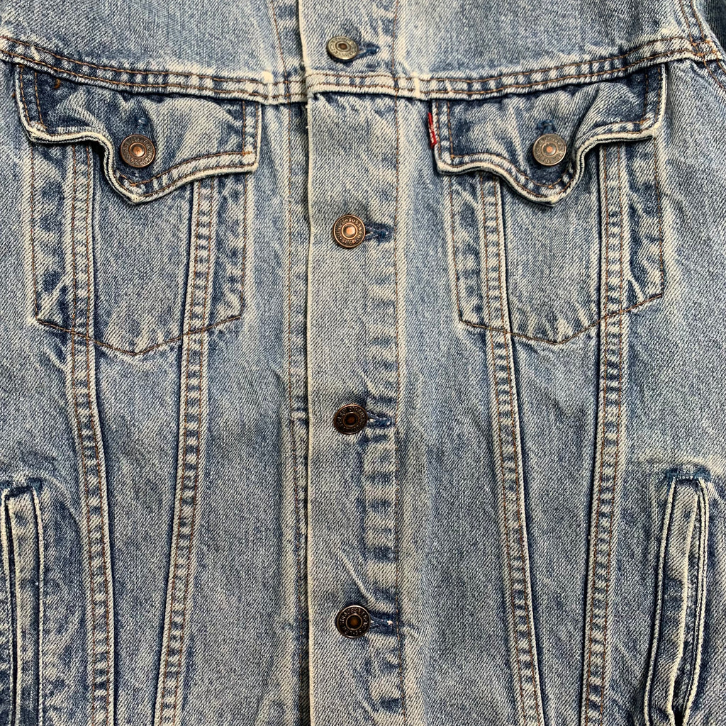 Vintage Light Wash Levi's Denim Jacket Women's XL
