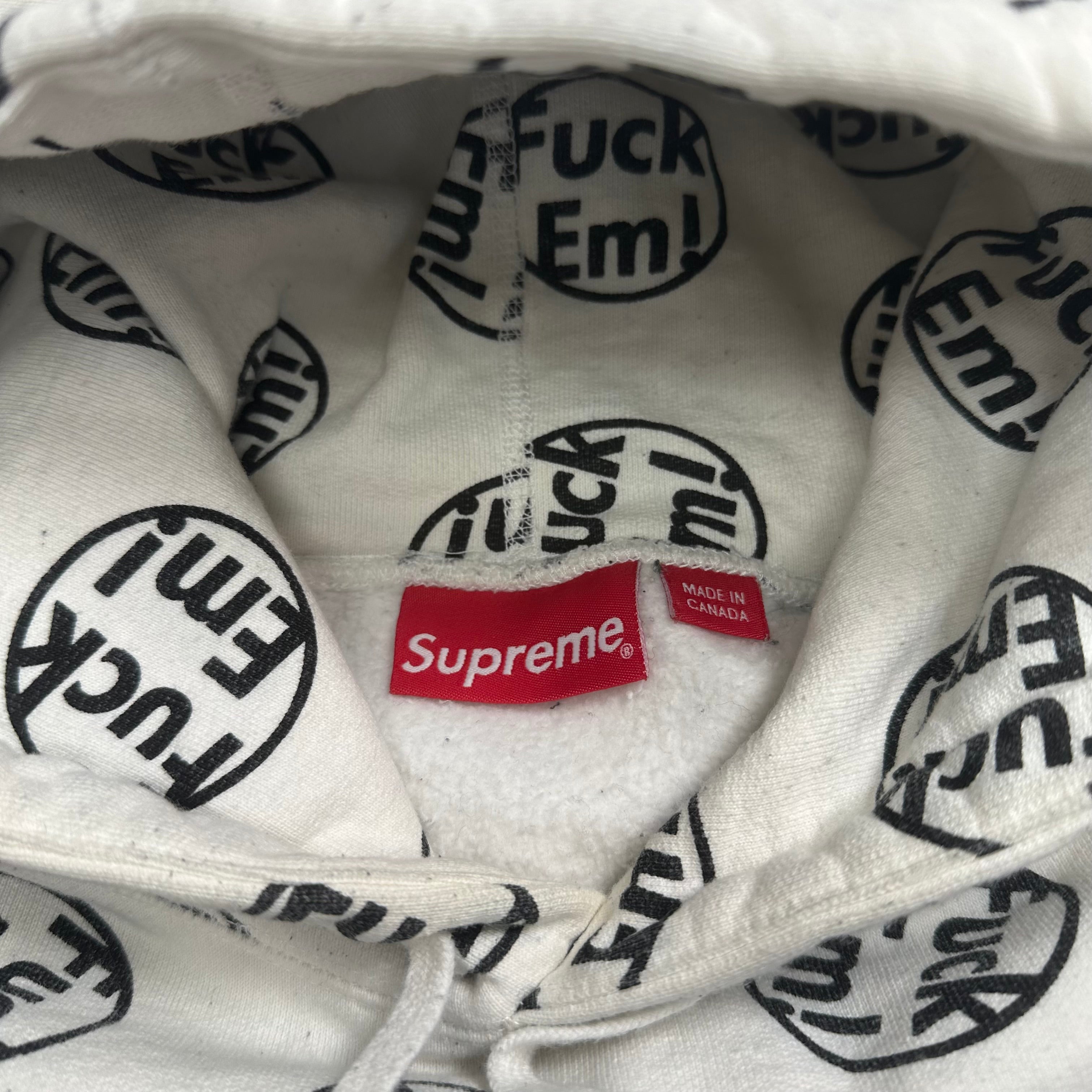 Supreme F*** Em! AOP Graphic Hoodie XL