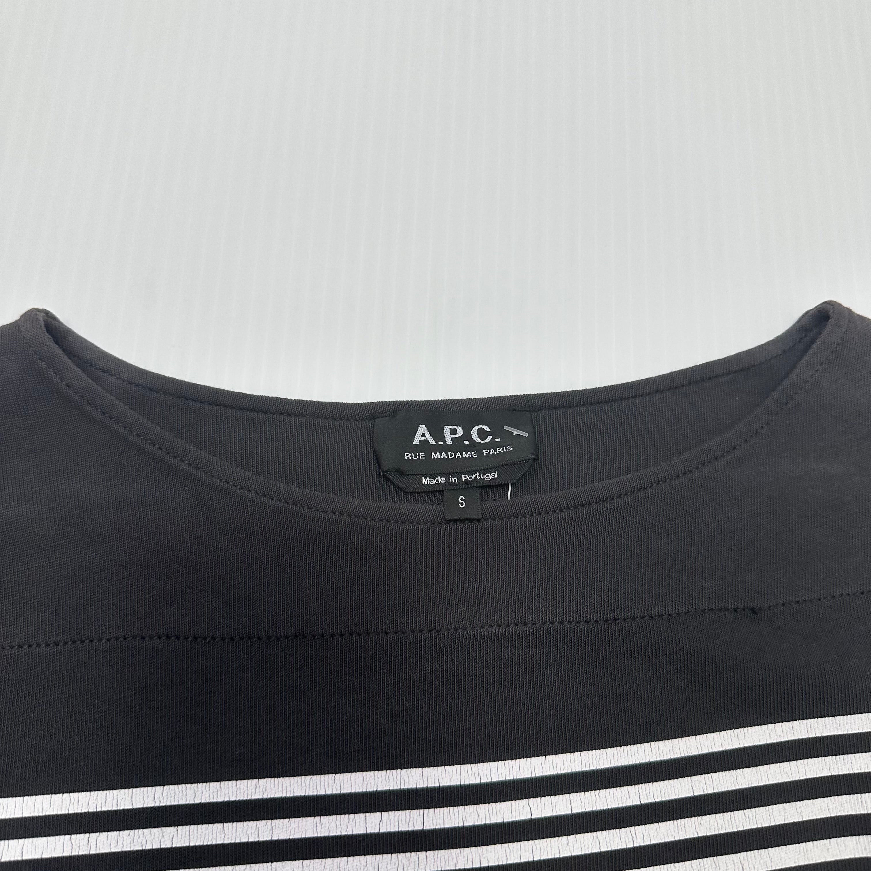 A.P.C. Rue Madame Paris Striped Dress S