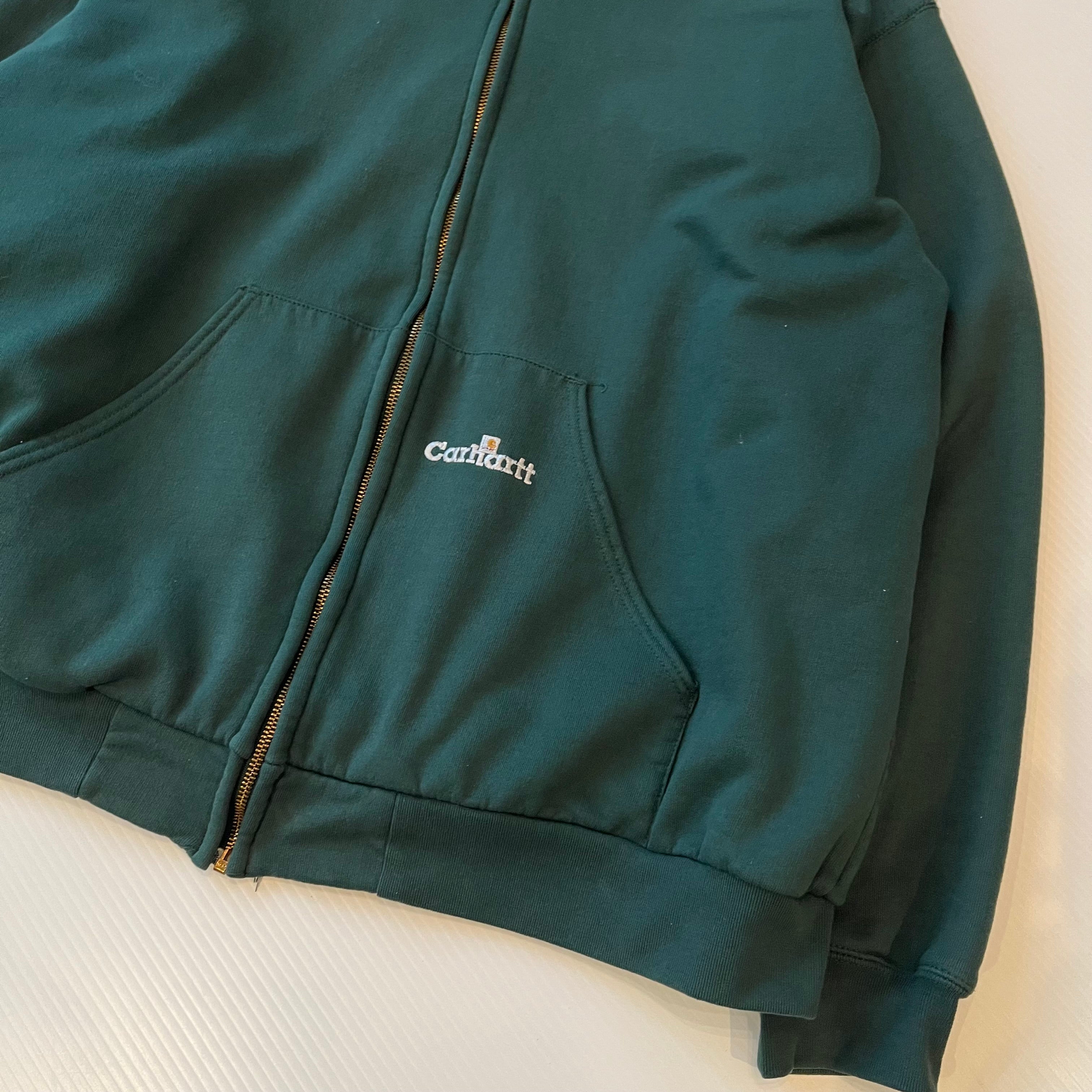 Vintage Carhartt Full Zip Thermal Lined Hoodie XL