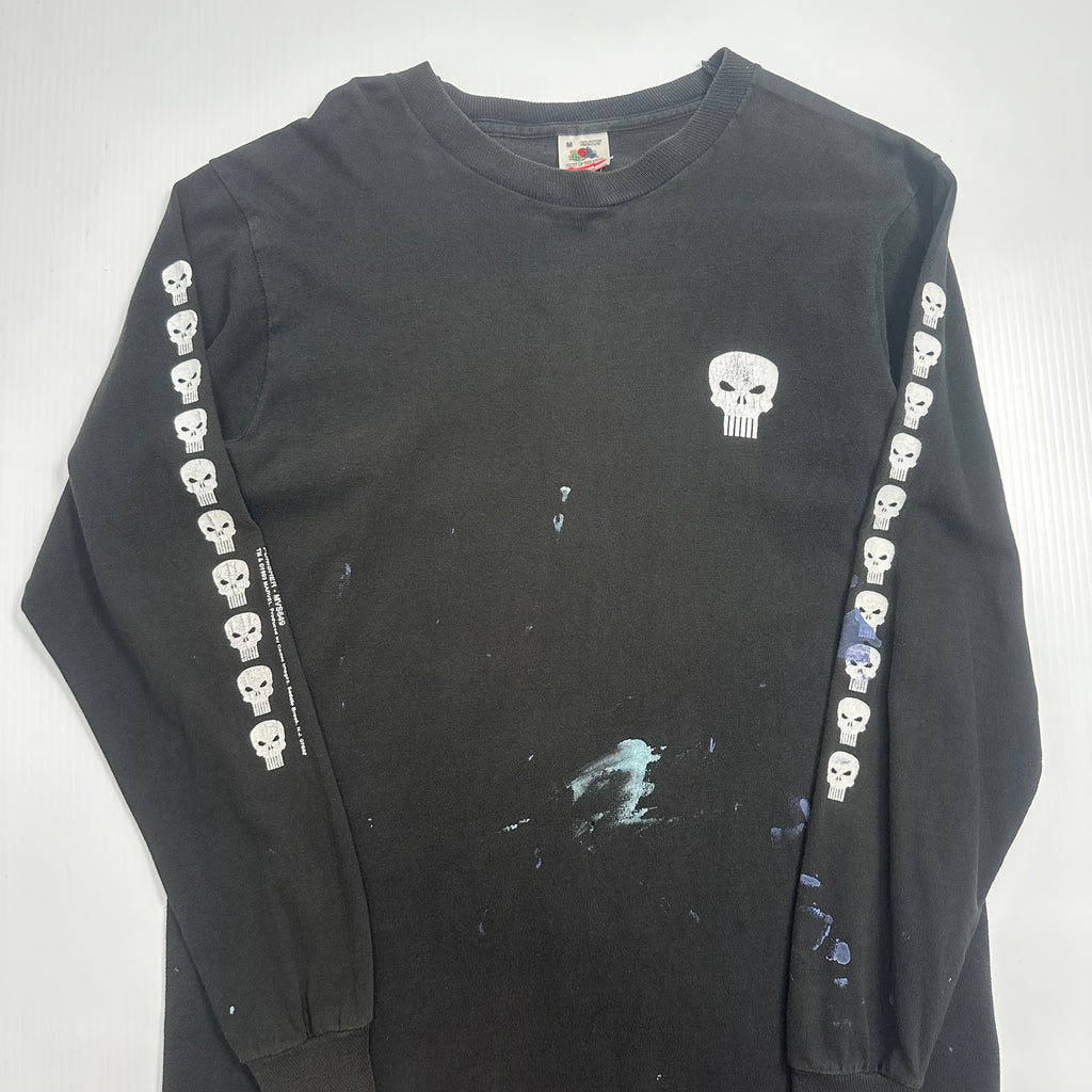 1993 Marvel Punisher Thrashed Longsleeve Shirt M