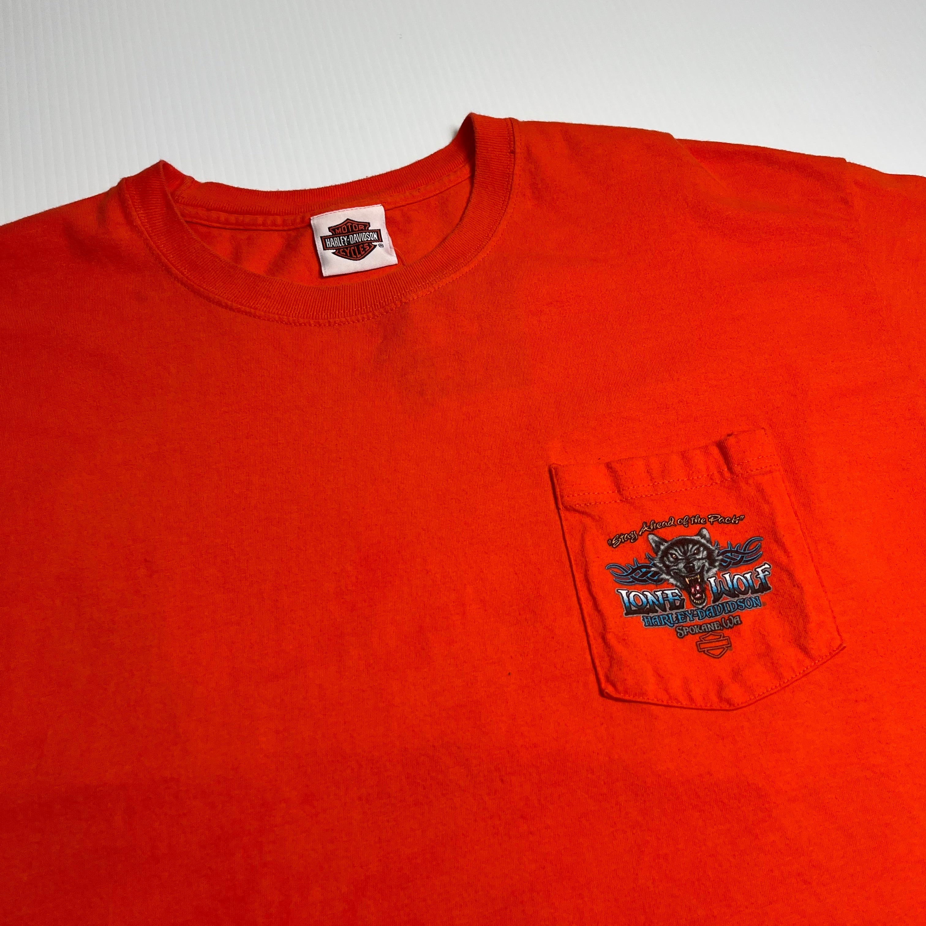 Harley Davidson Lone Wolf Washington Tee XL