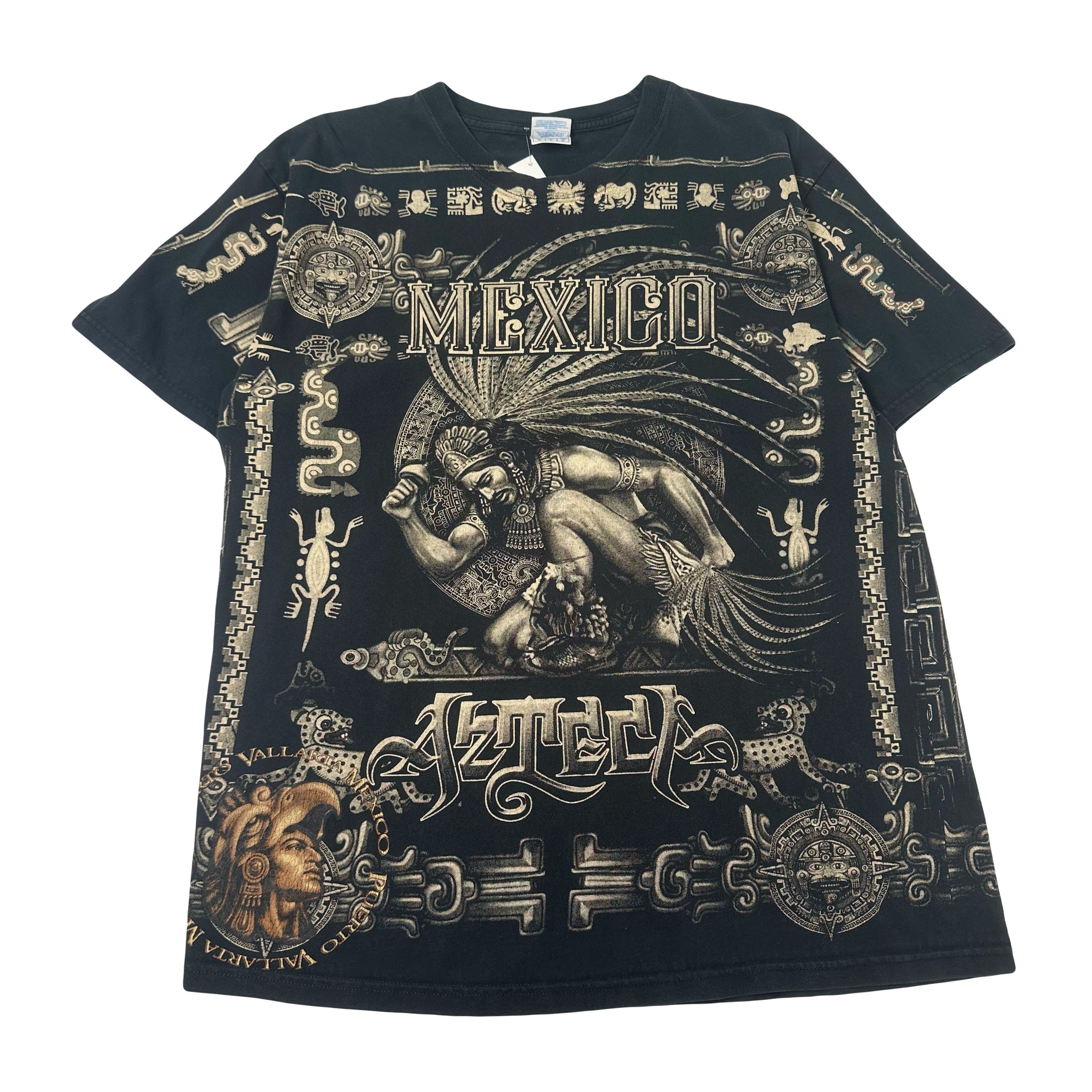 Mexico Azteca AOP Graphic Tee L