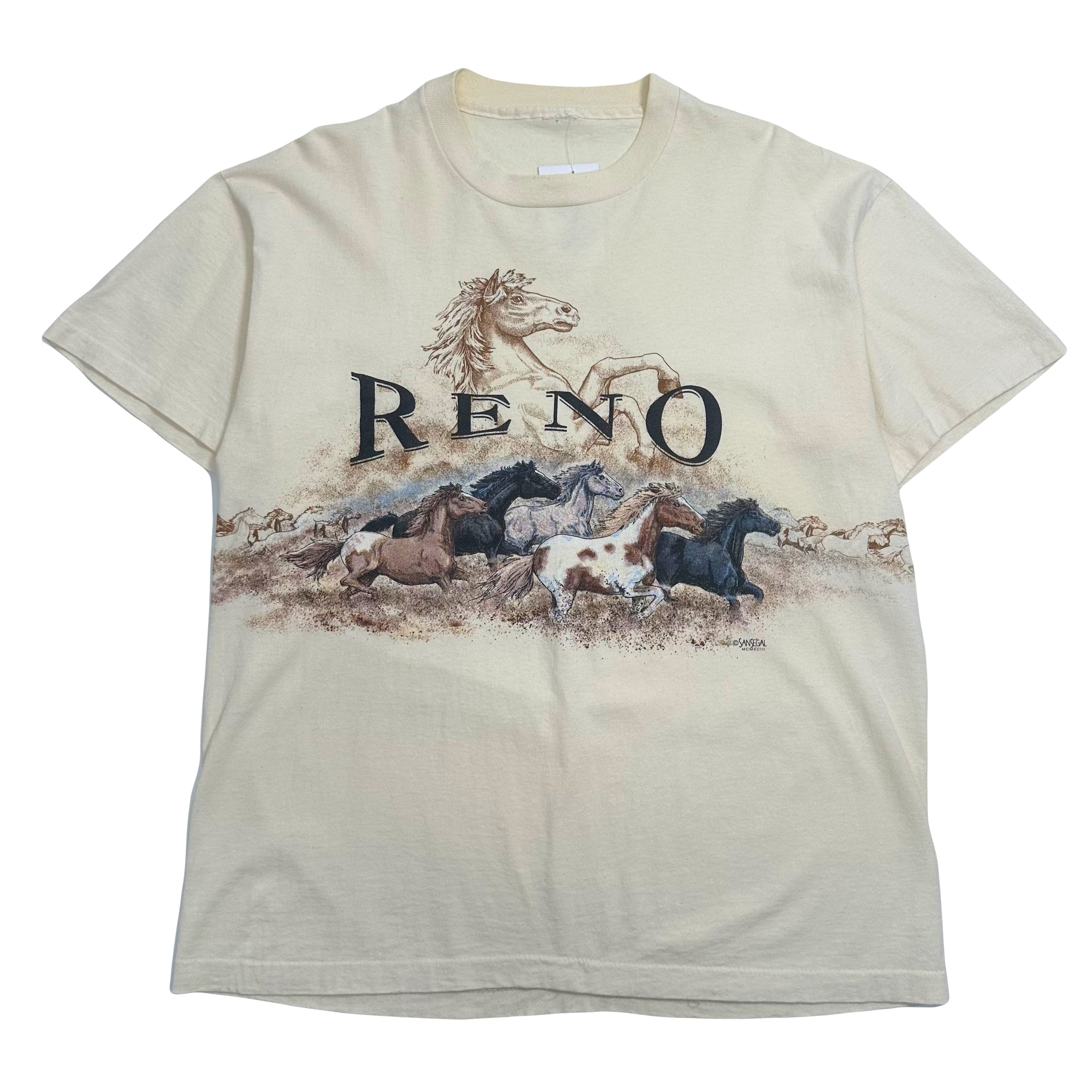 Vintage Reno Horses Graphic Tee XL