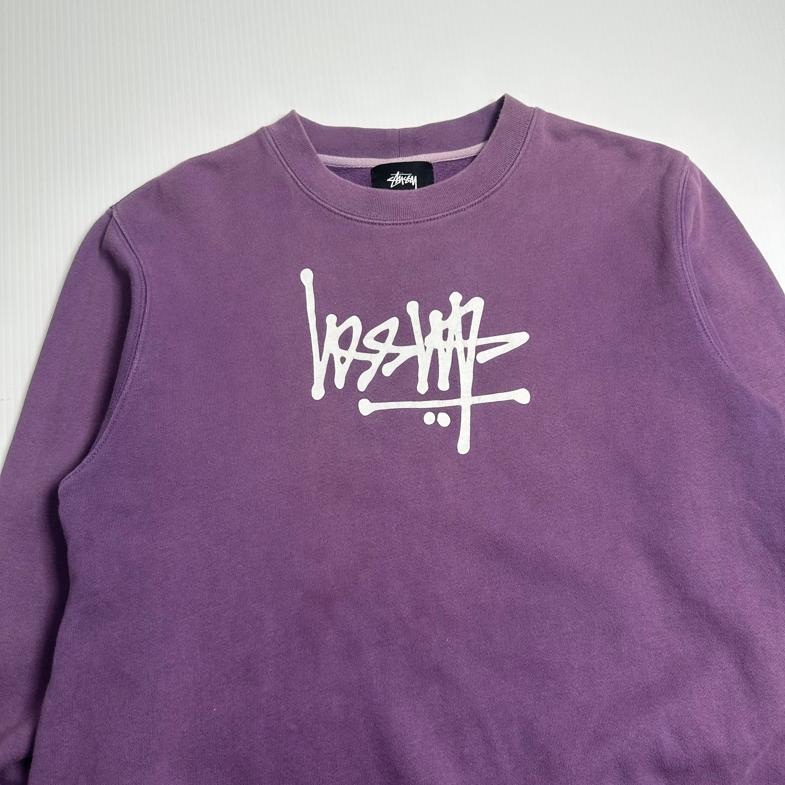 Stüssy Upside Down Logo Crewneck S