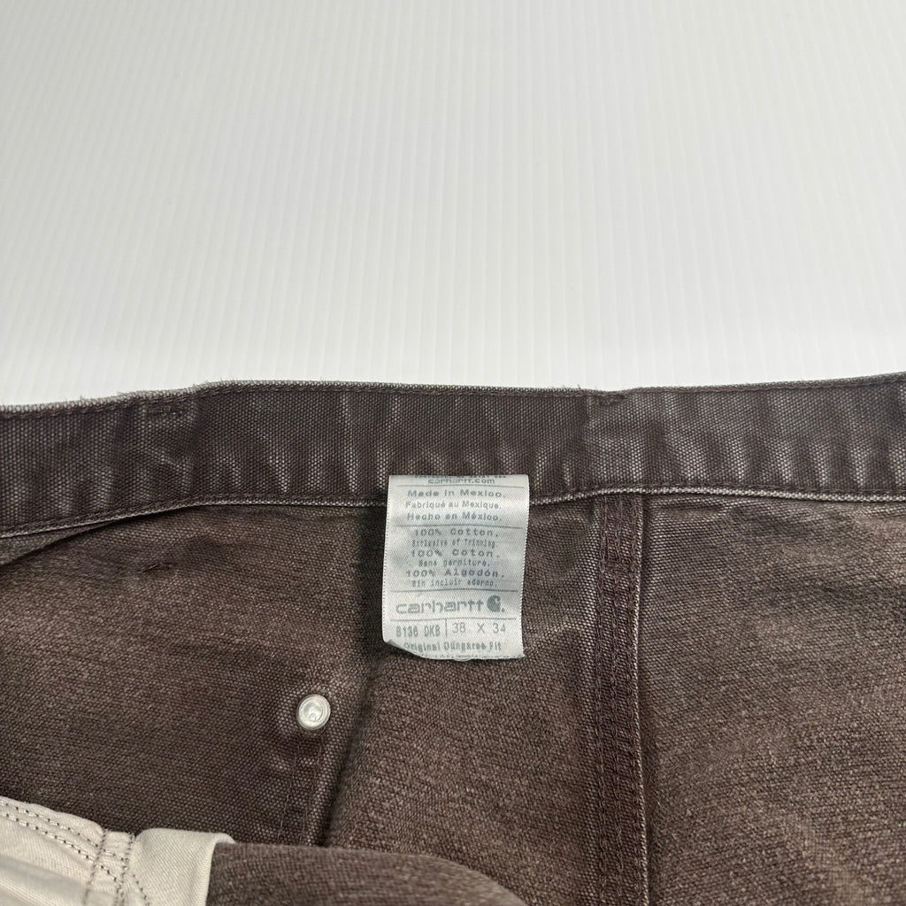 Vintage Carhartt Faded Double Knee Denim 37