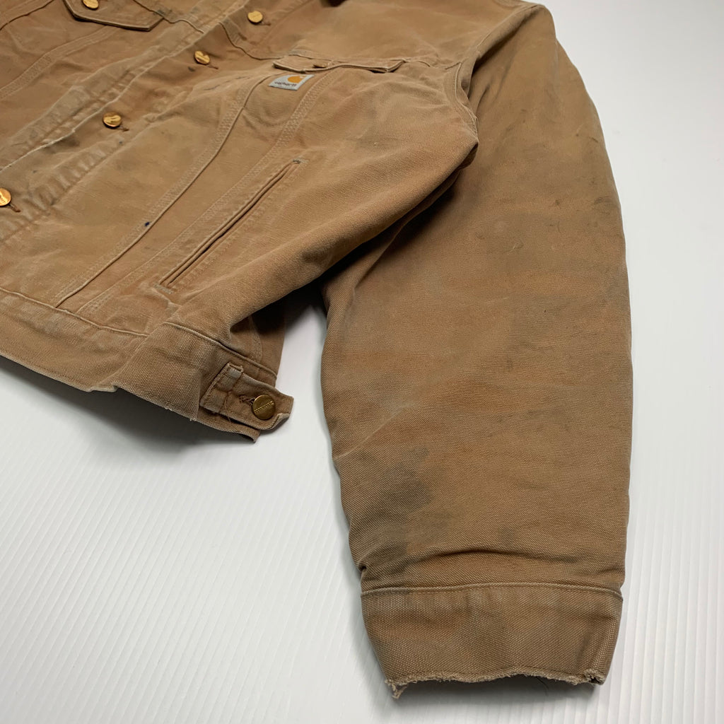 Carhartt J148 Tan Denim Jacket XXL