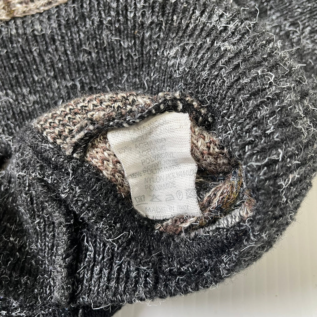 Vintage Arnold Palmer Patchwork Knit Sweater L
