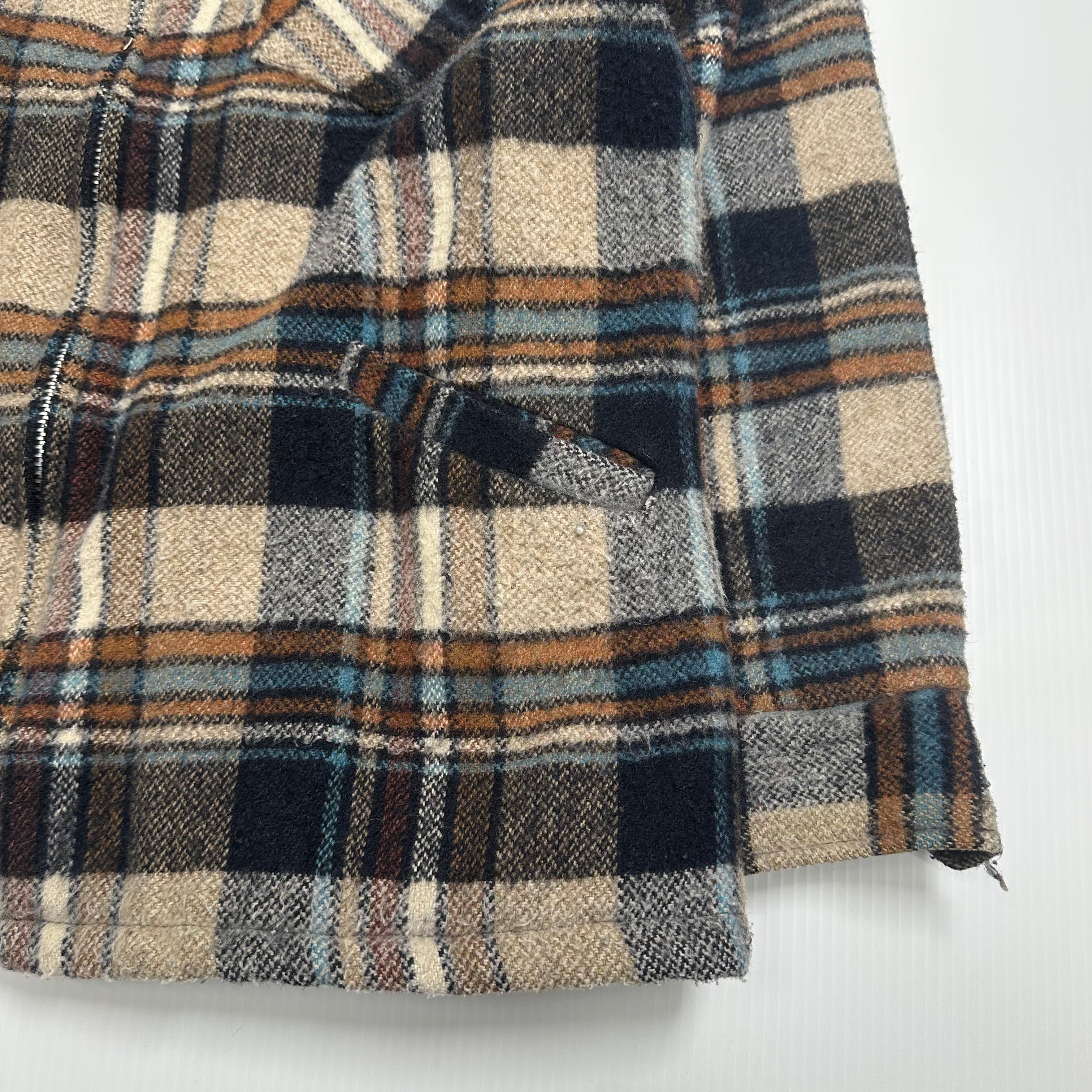 Vintage MWG Blanket Lined Plaid Jacket L