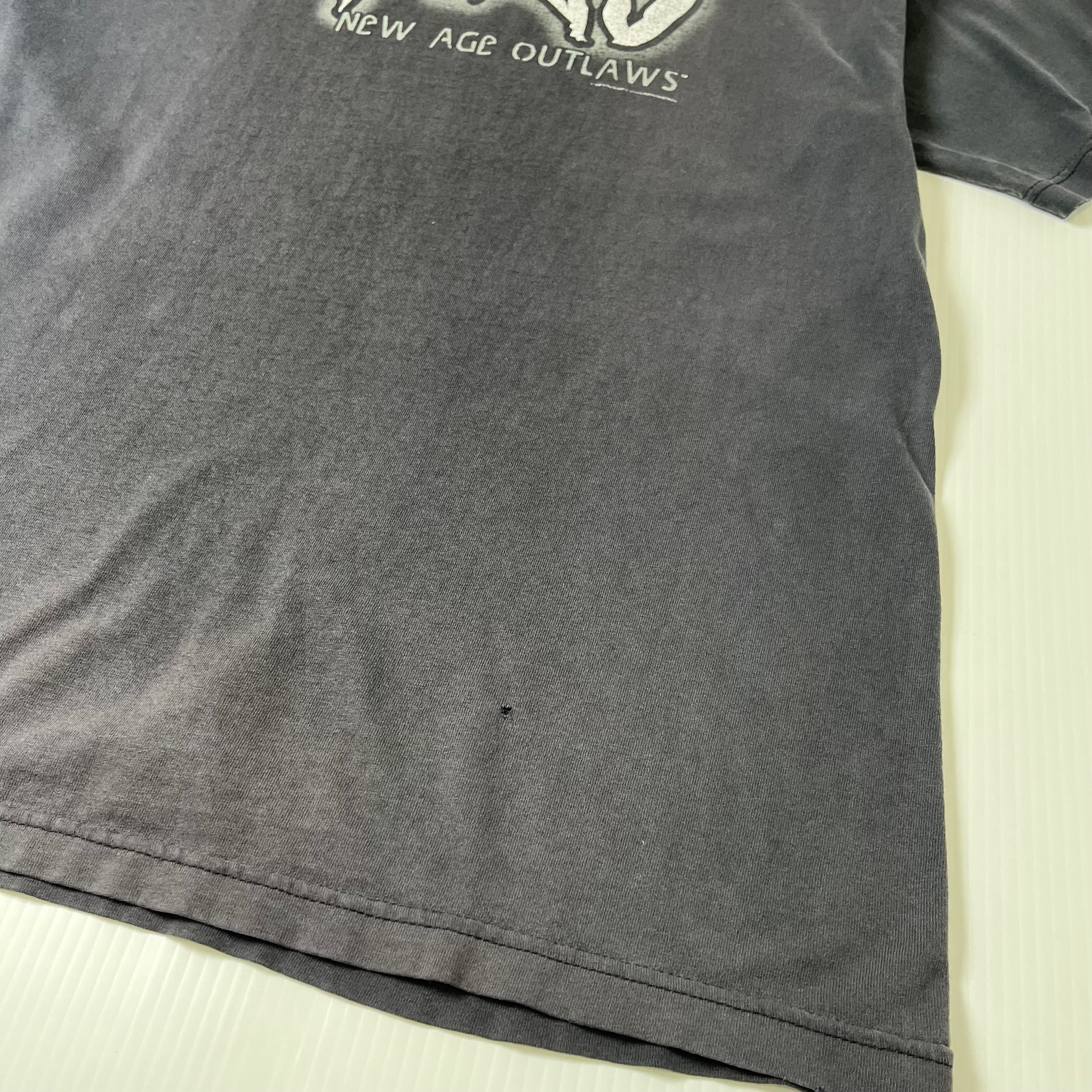 Vintage WWF New Age Outlaws Bad Ass Wrestling Tee L