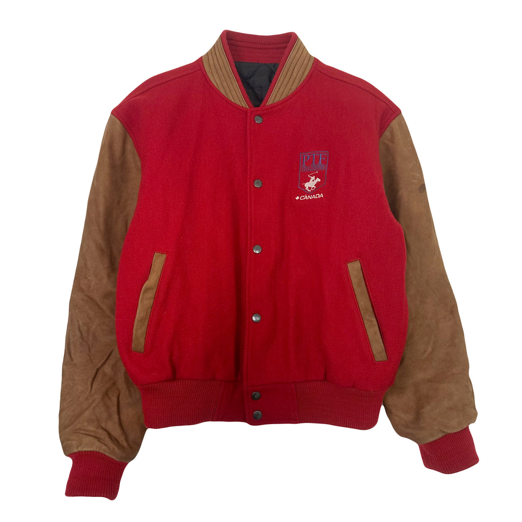 Vintage Polo Training Canada Varsity Jacket M