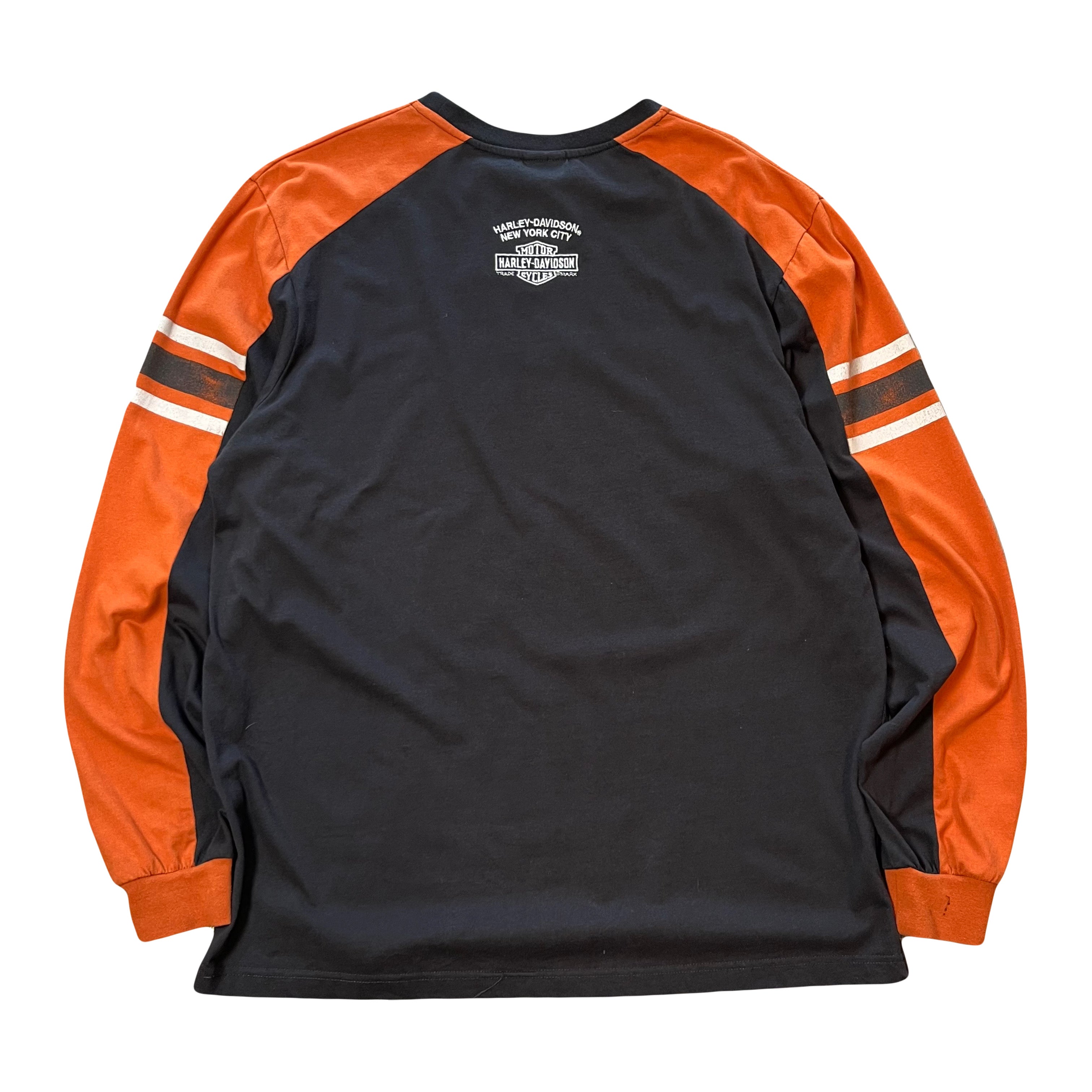 Harley Davidson Big Logo New York City Longsleeve Shirt XL