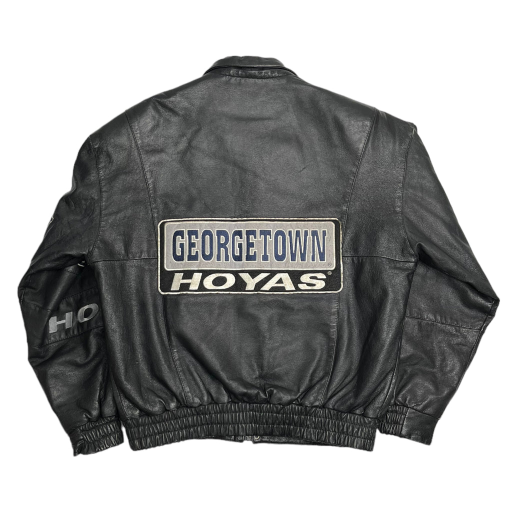 Vintage Georgetown Hoyas Leather Jacket M