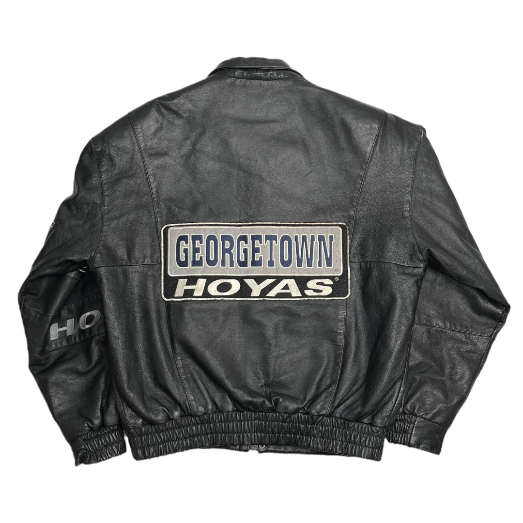 Vintage Georgetown Hoyas Leather Jacket M