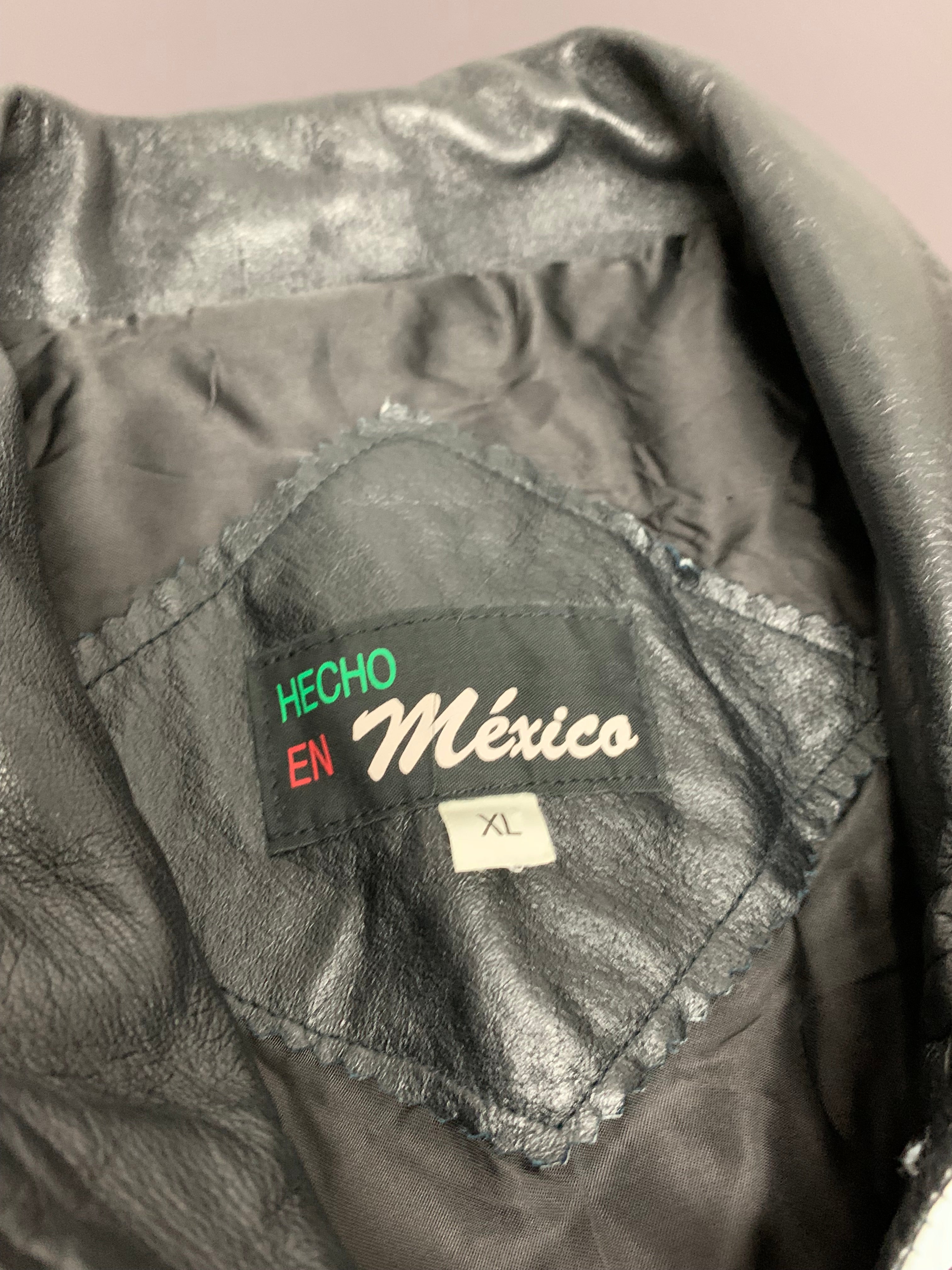 90’s Raiders Leather Varsity Jacket XL