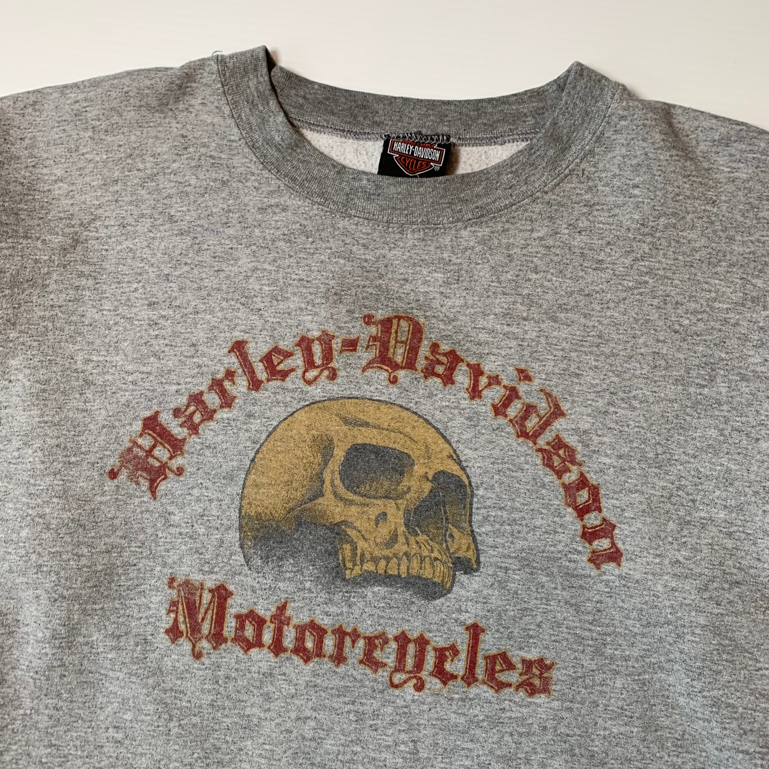 Vintage Harley Davidson Edinburgh Scotland Crewneck L