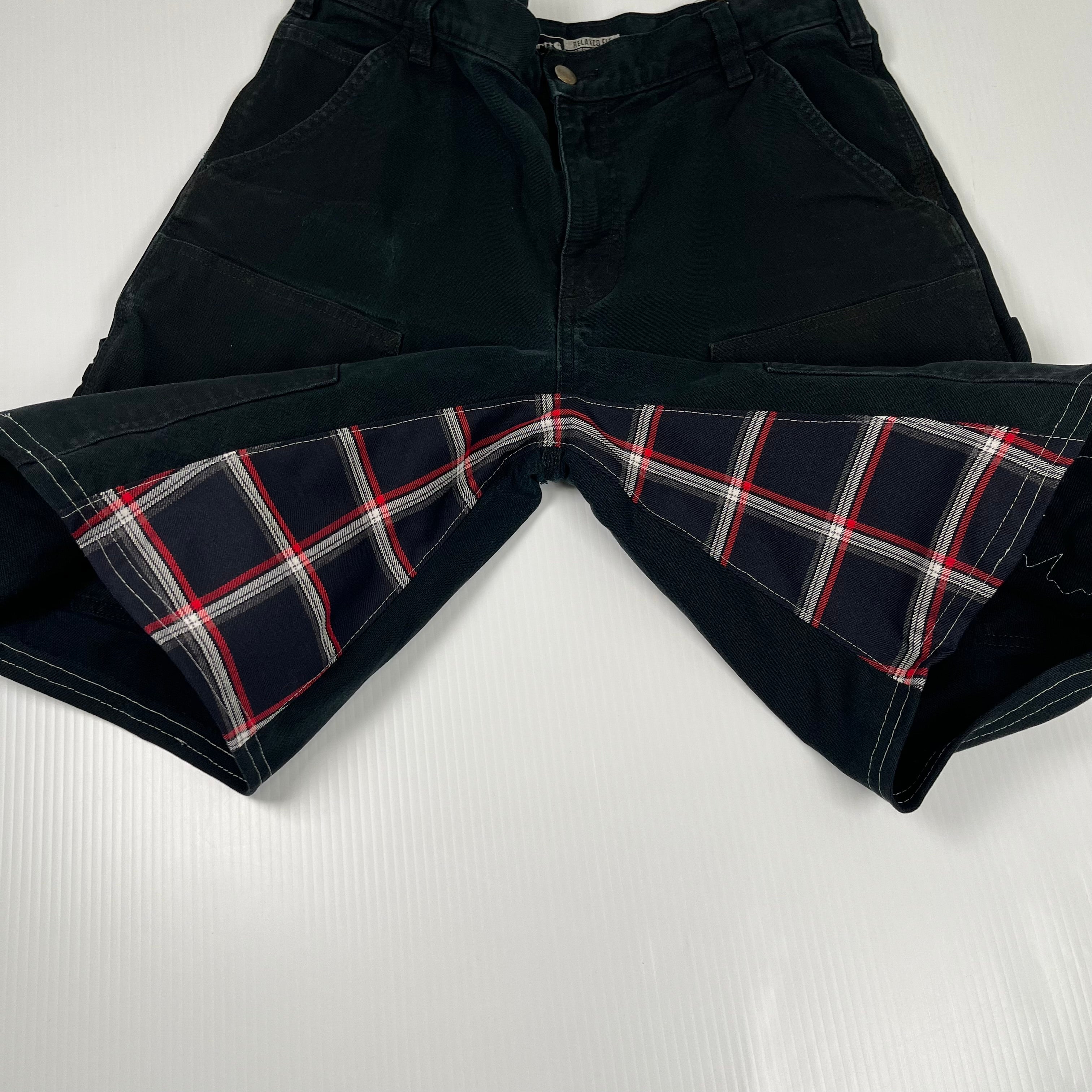 Rework Vintage Carhartt x Canada Soccer Baggy Denim Shorts 34
