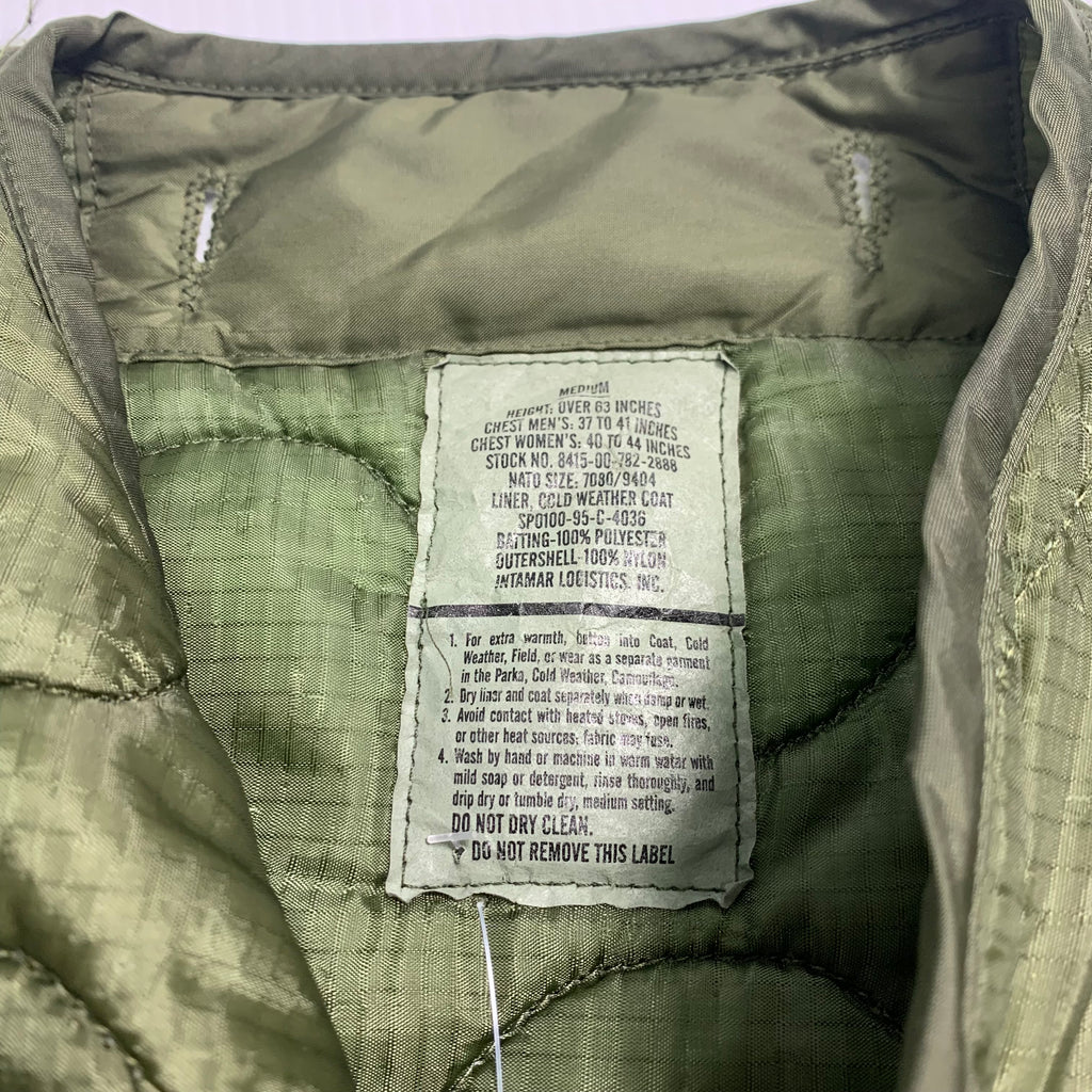 Vintage Military Liner M