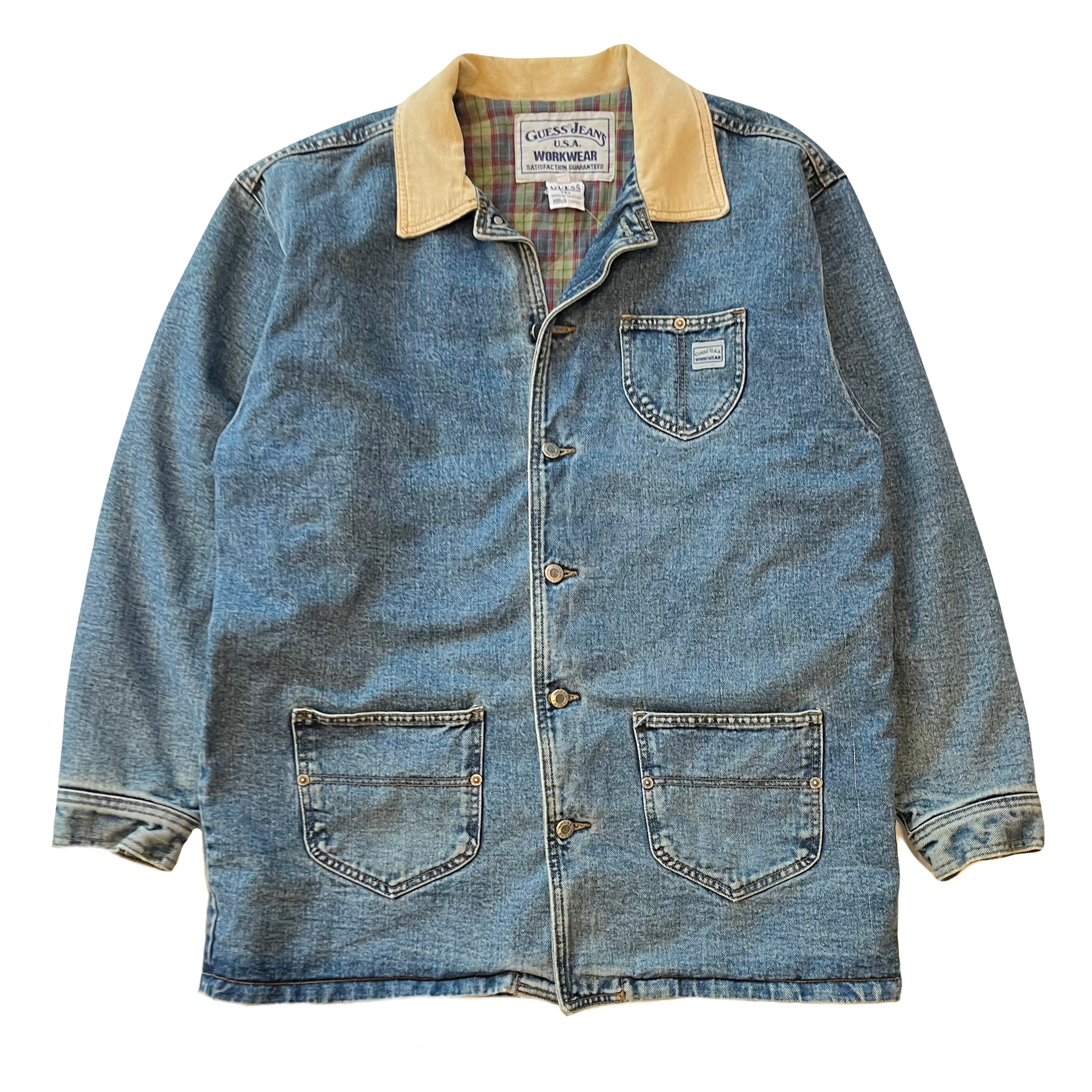 Vintage Guess Jeans Workwear Chore Coat L