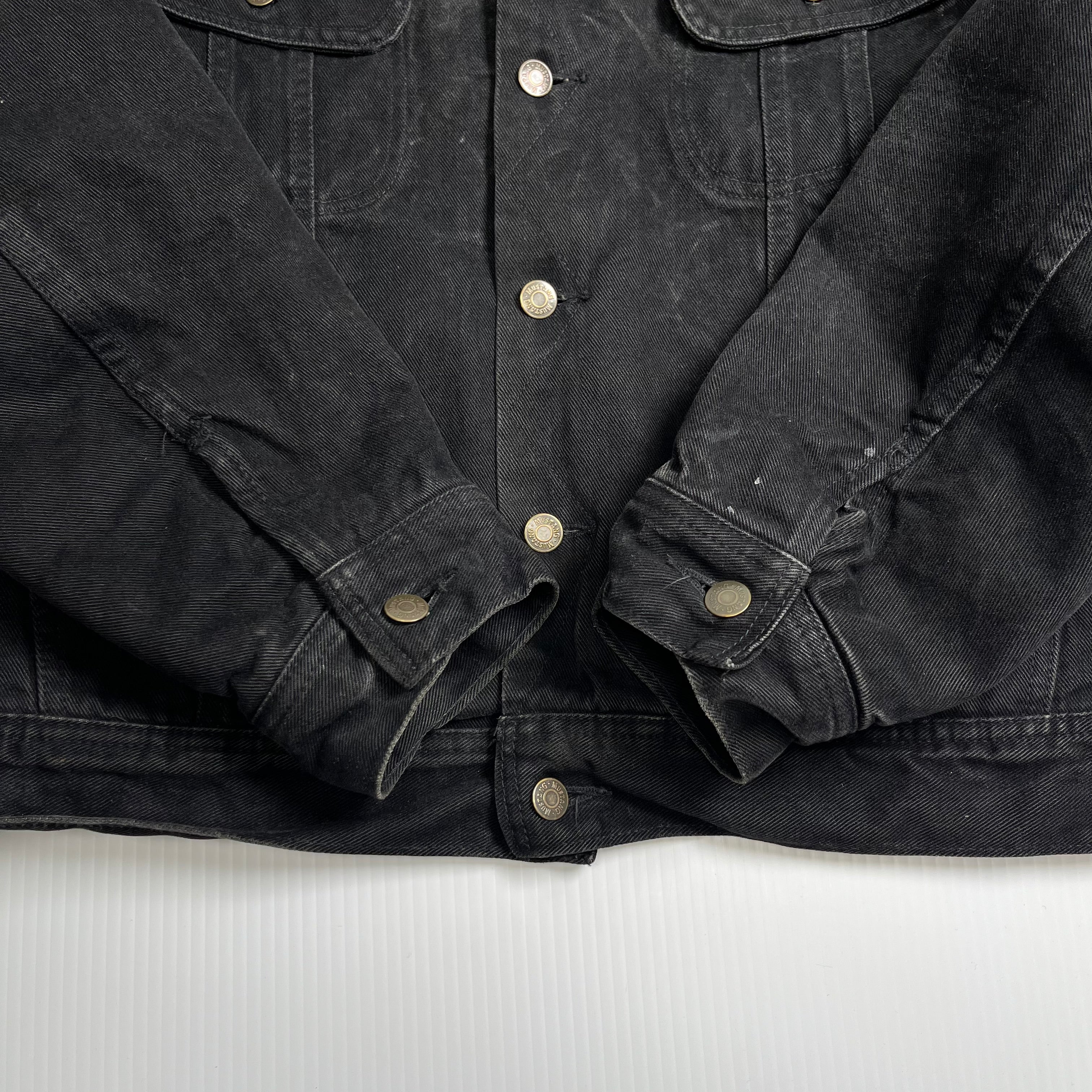 Vintage Stormrider Mustang Blanket Lined Denim Jacket M