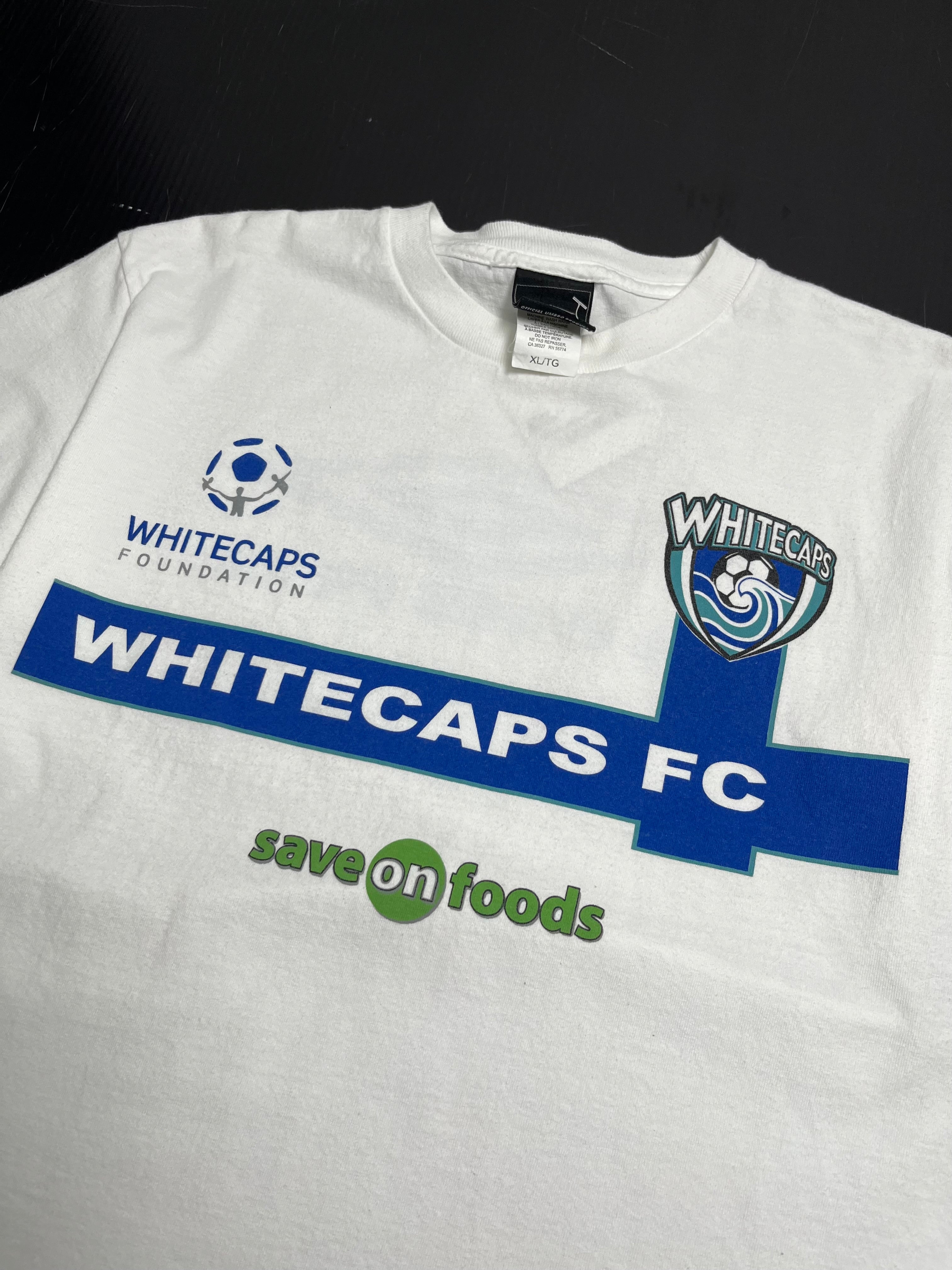 Vintage Umbro Whitecaps FC Camp Tee Y-XL