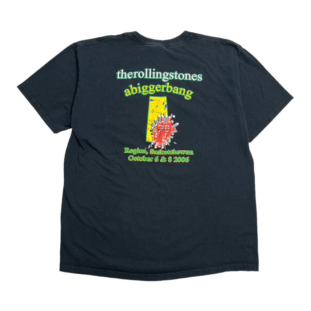 2006 Rolling Stones Saskatchewan Tour Tee L