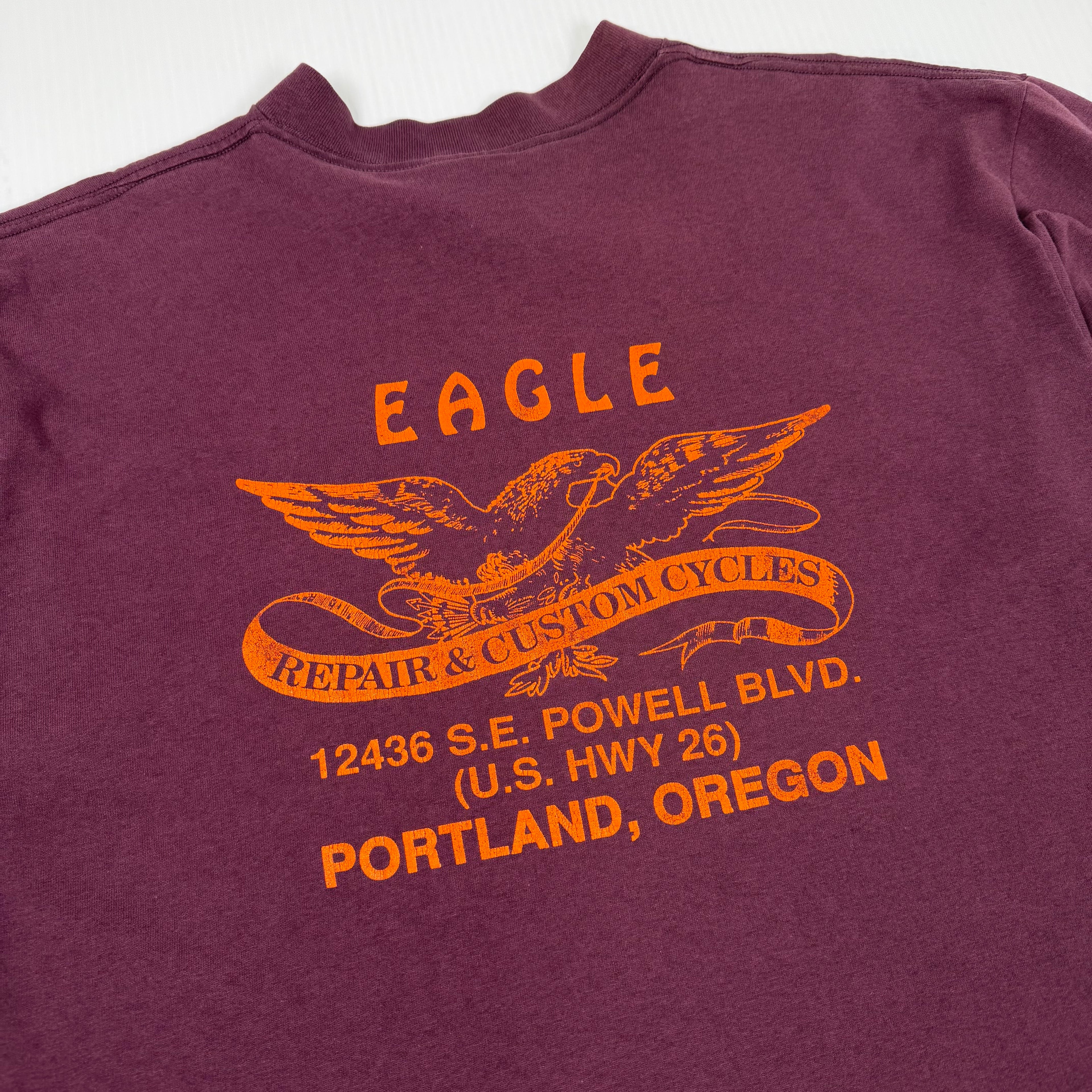 90s 3D Emblem Survivors Portland Oregon Wolf Tee XL