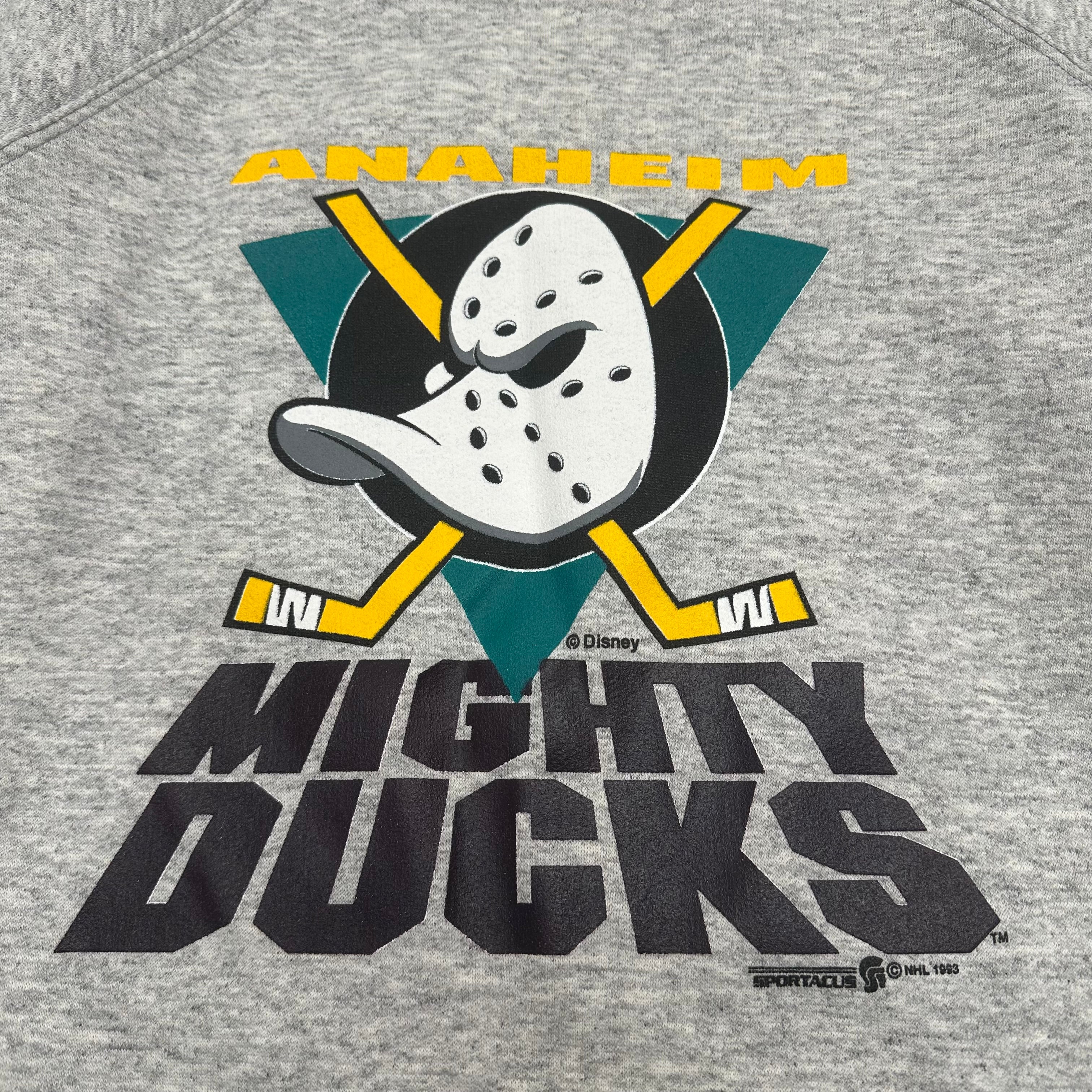 1993 Anaheim Mighty Ducks Graphic Crewneck Youth L