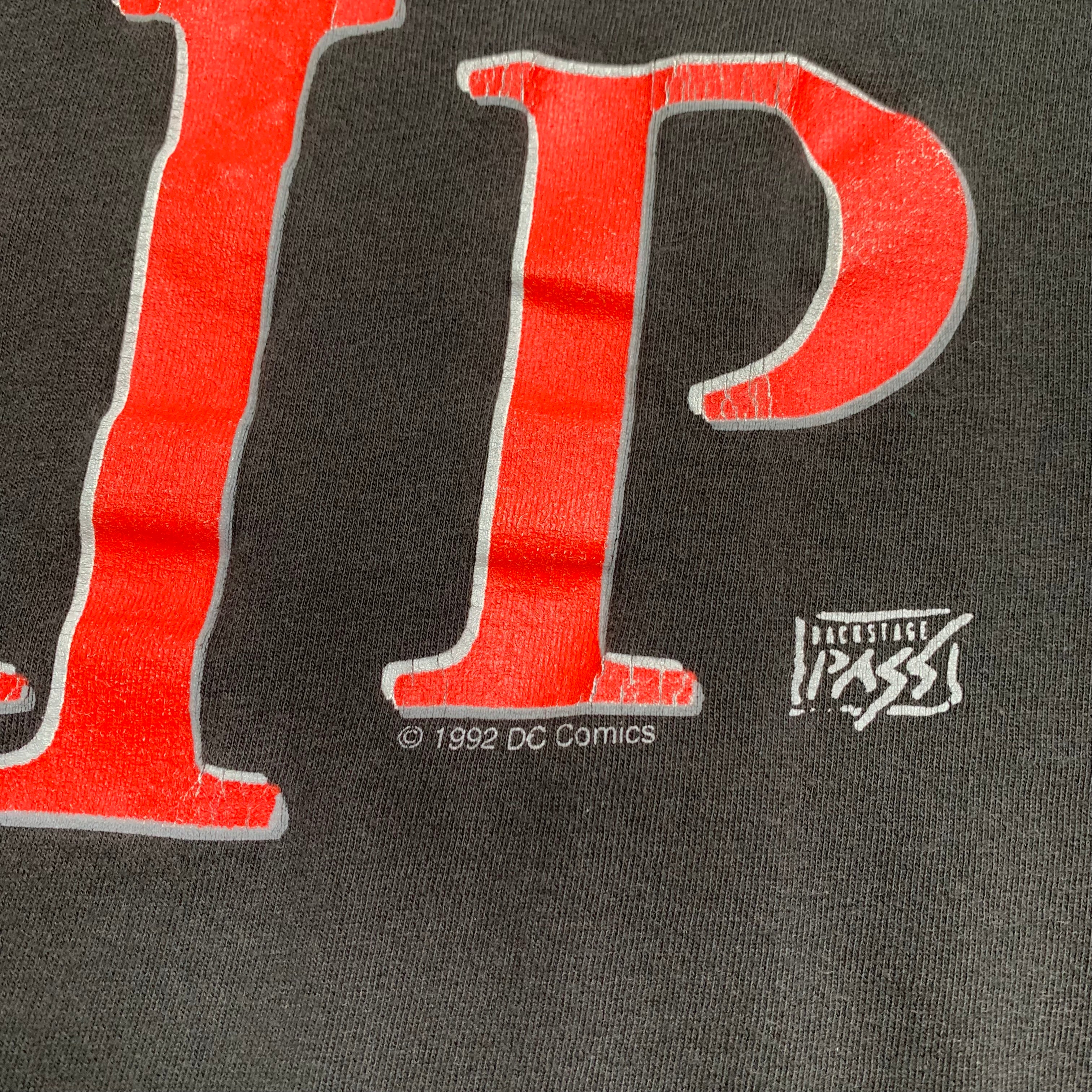 1992 DC Comics Superman R.I.P. Tee XL