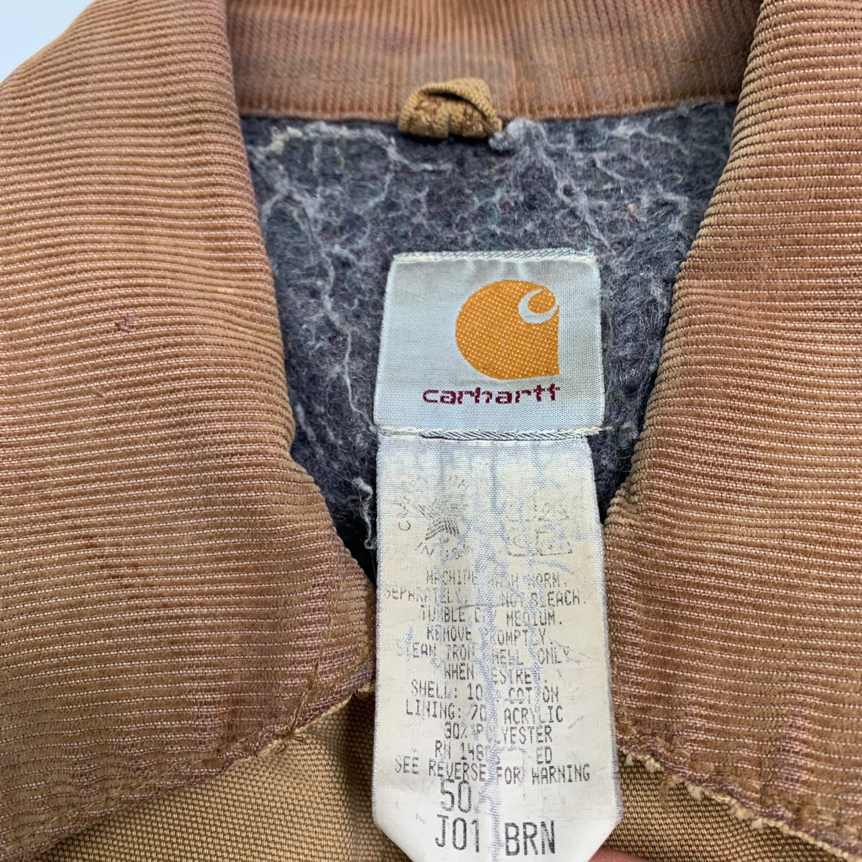 Carhartt J01 Faded Tan Detroit Jacket XL