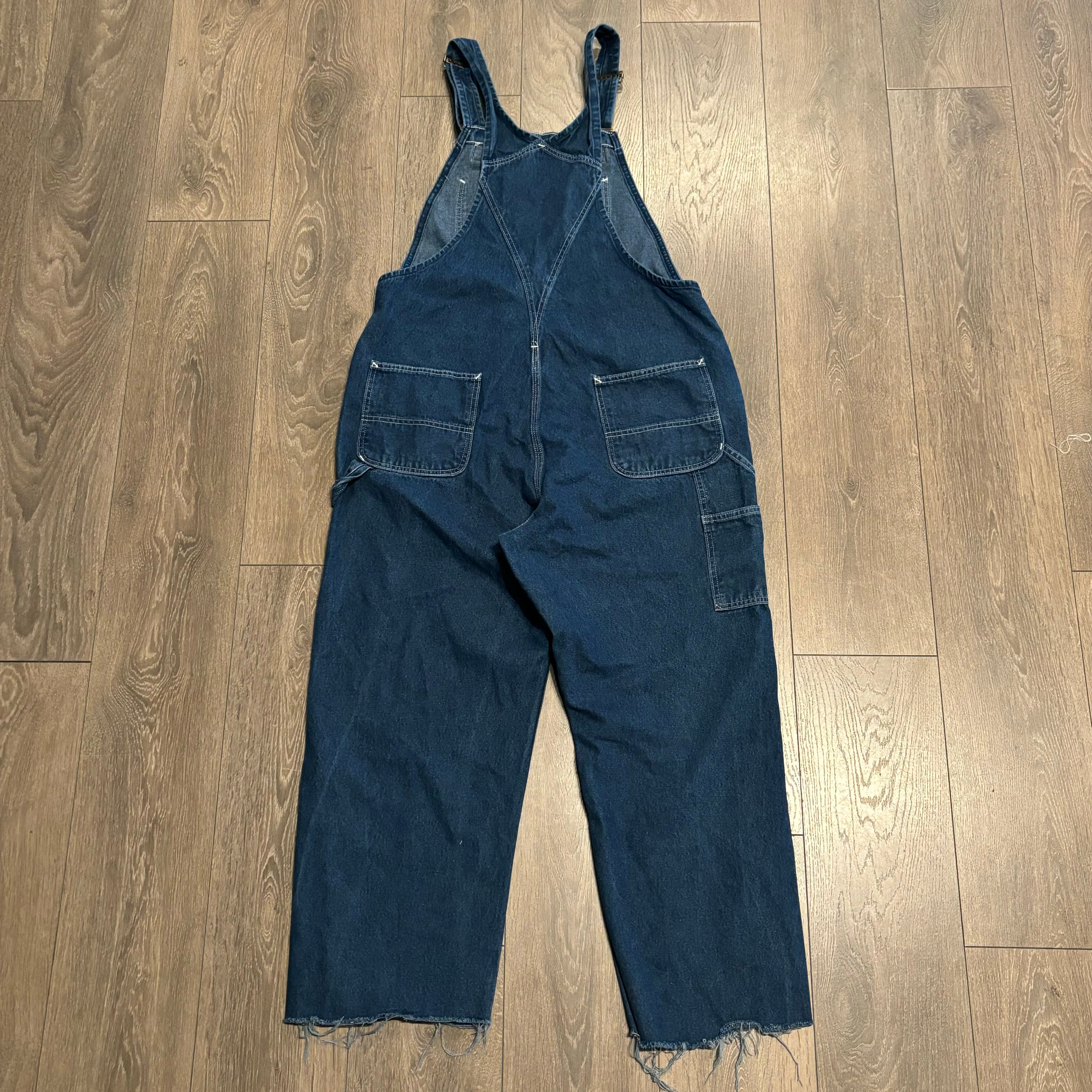 Vintage Carhartt Dark Wash Denim Overalls 38