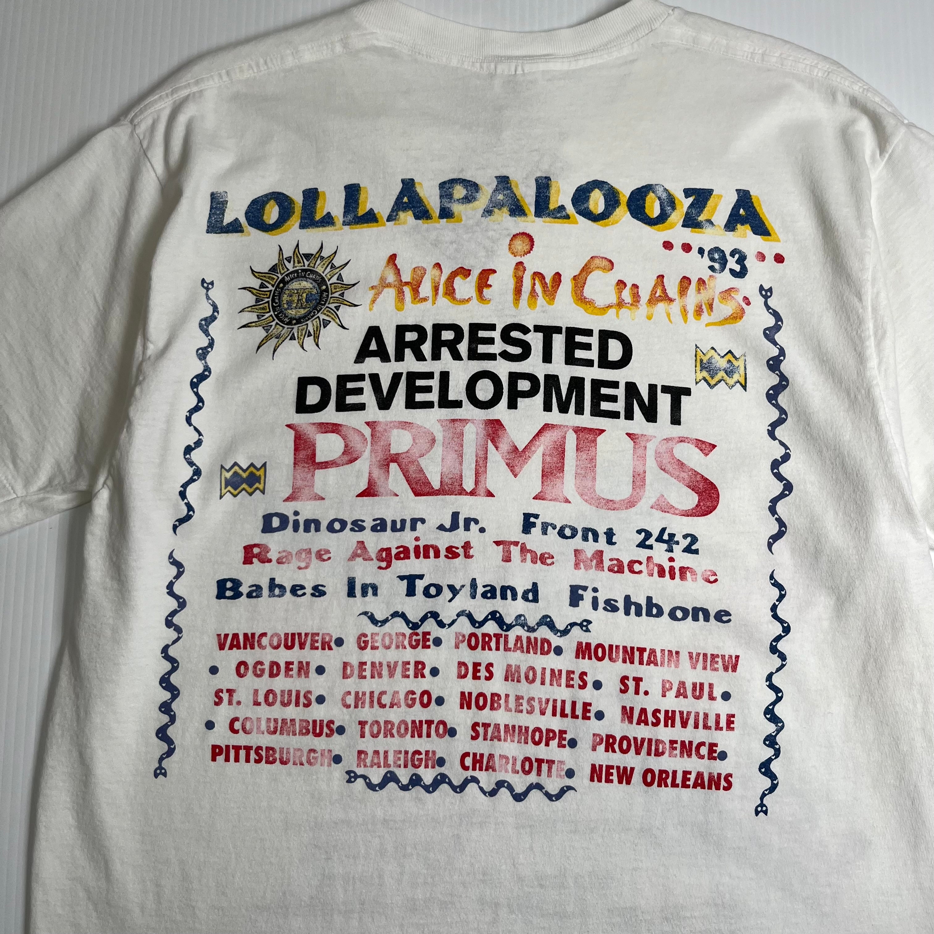 1993 Lollapalooza Music Festival Band Tee XL