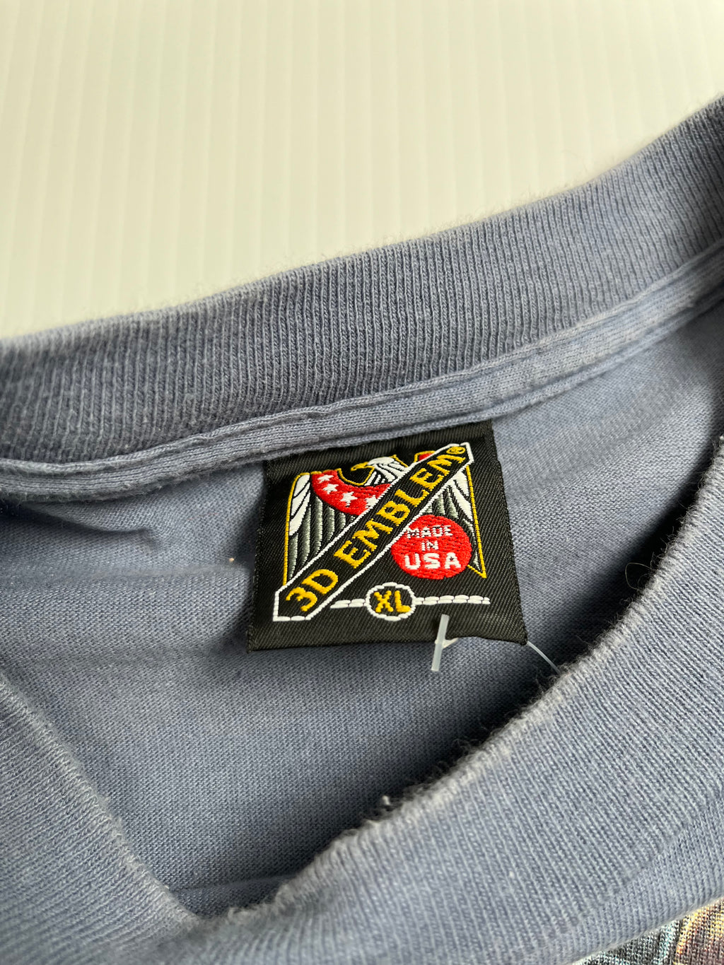 Vintage 3D Emblem American Biker Tee XL