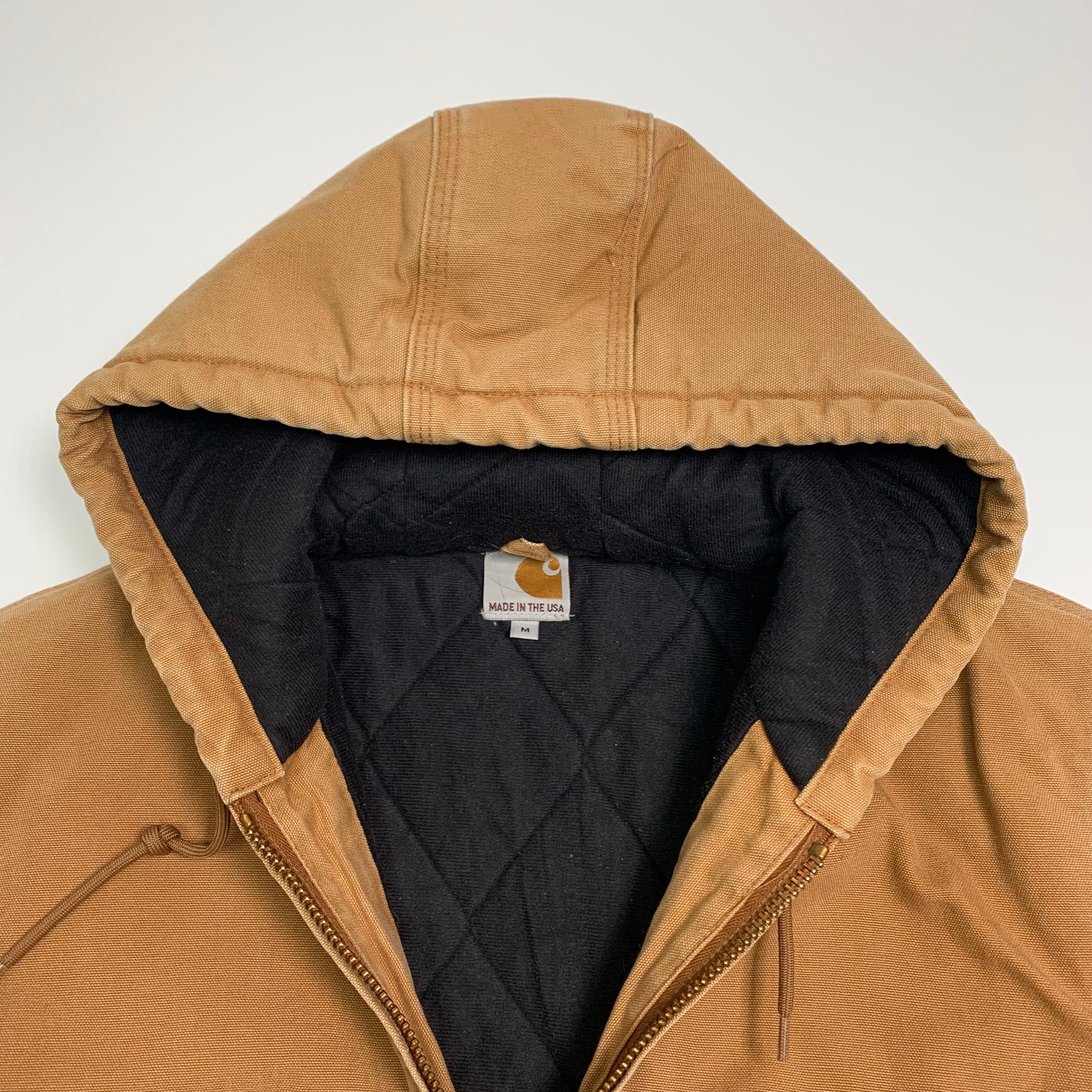 Carhartt Tan Hooded Jacket M